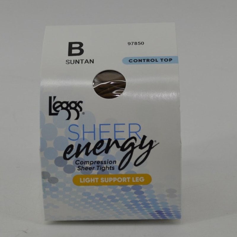 Other Leggs Suntan 4 Pack Size B Pairs 4 Control Top Sheer Energy Size ONE SIZE - 5 Thumbnail