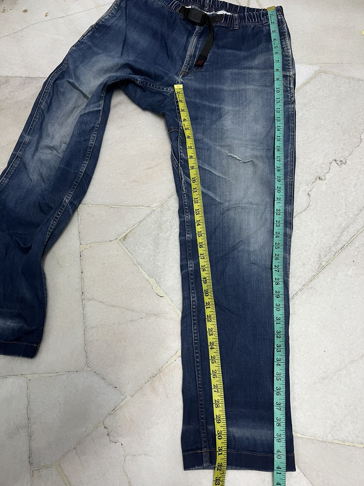 Gramicci × Japanese Brand GRAMICCI DISTRESSED JEANS Size US 31 - 11 Thumbnail