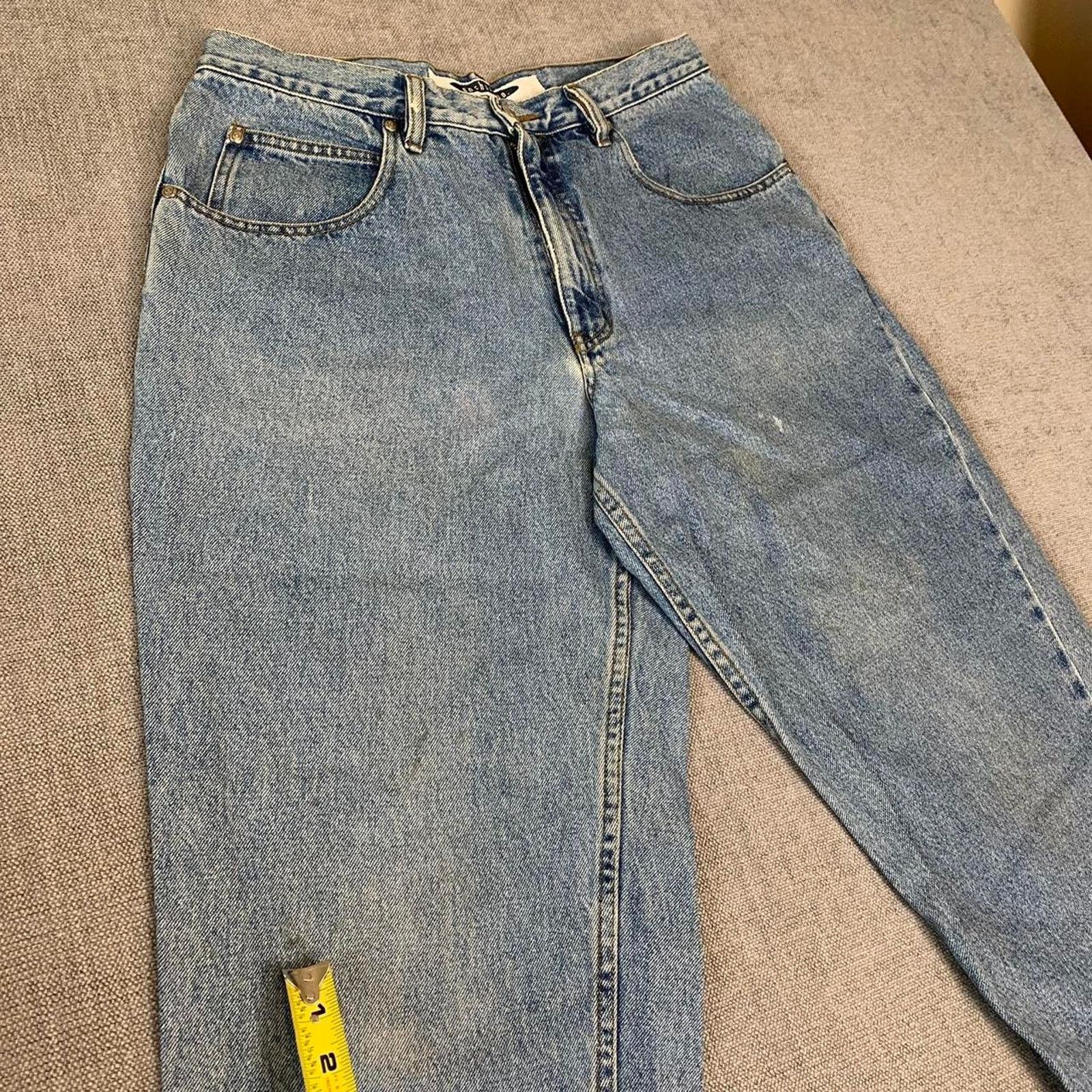 Anchor Blue Y2K Anchor Blue Loose Faded Denim Jeans Size US 34 / EU 50 - 8 Thumbnail
