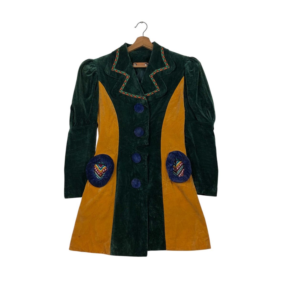 Japanese Brand 📌Vintage Chore Velvet Jacket De La Vianse Issey Miyake Size US M / EU 48-50 / 2 - 2 Thumbnail