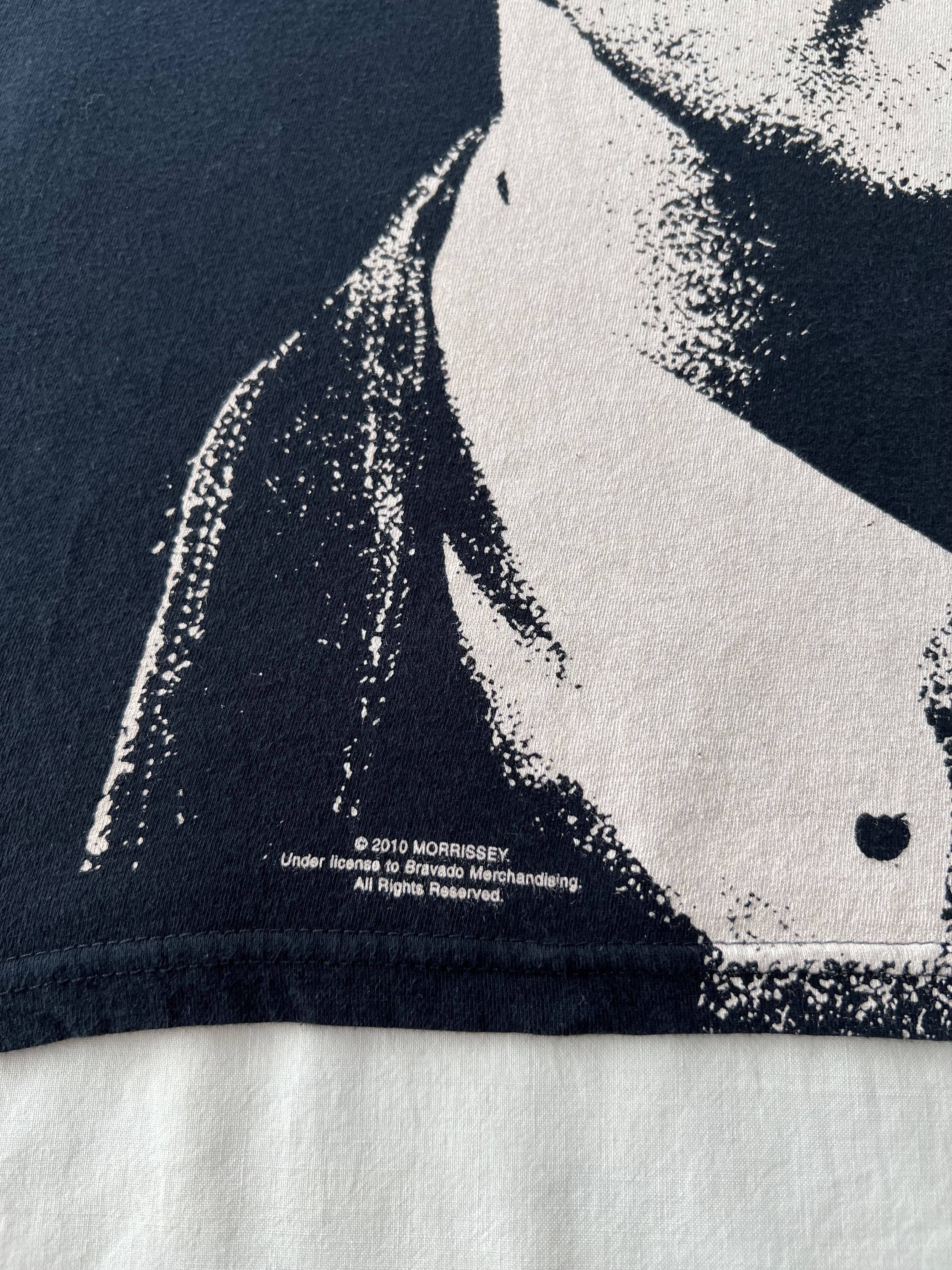 Band Tees Vintage 2010 Morrissey Face The Smiths Rock Black T-shirt Size US M / EU 48-50 / 2 - 6 Thumbnail