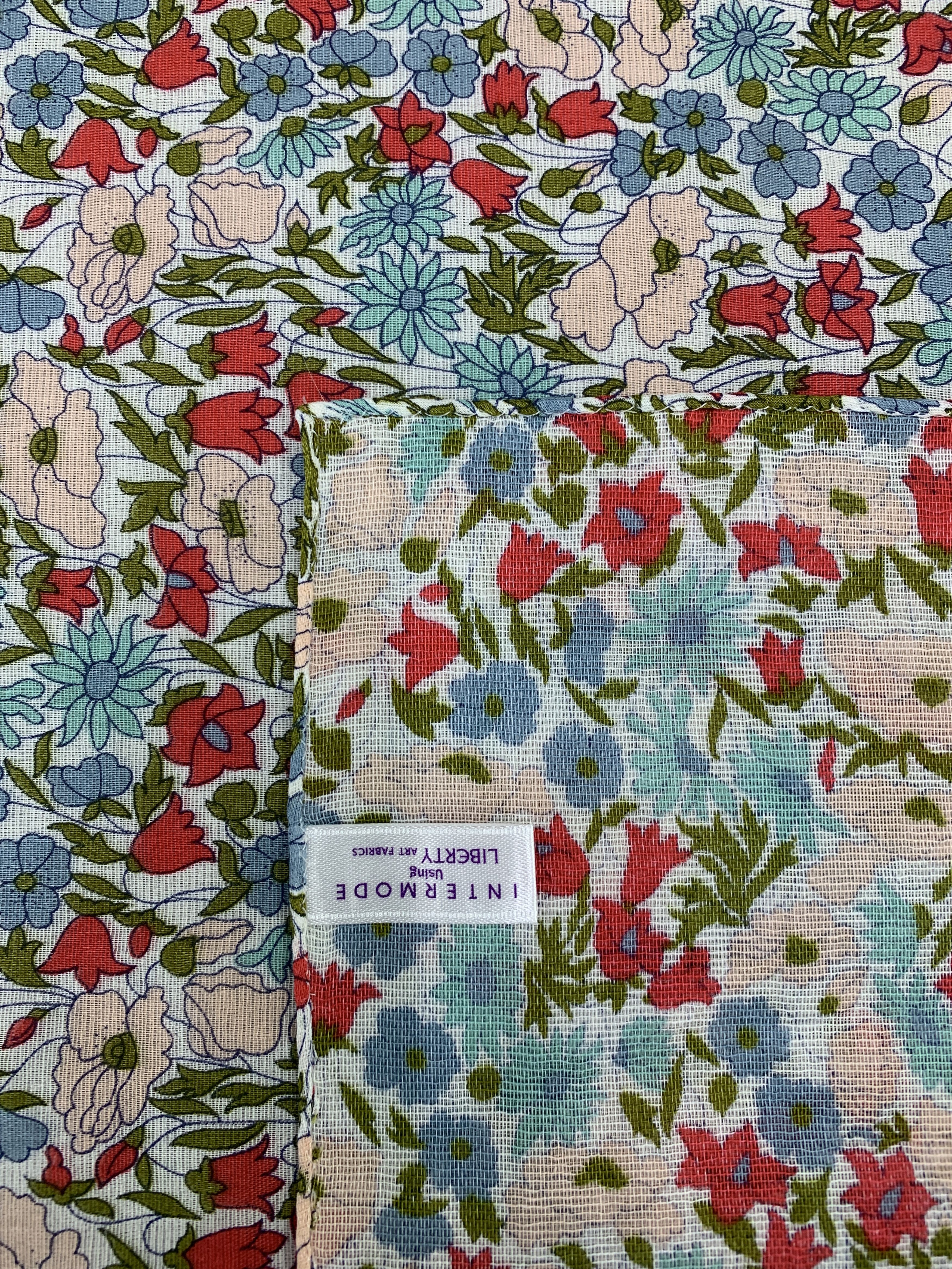 Liberty × Vintage Vintage Liberty Neckerchief/ Handkerchief Scarves - HKA902 Size ONE SIZE - 8 Thumbnail