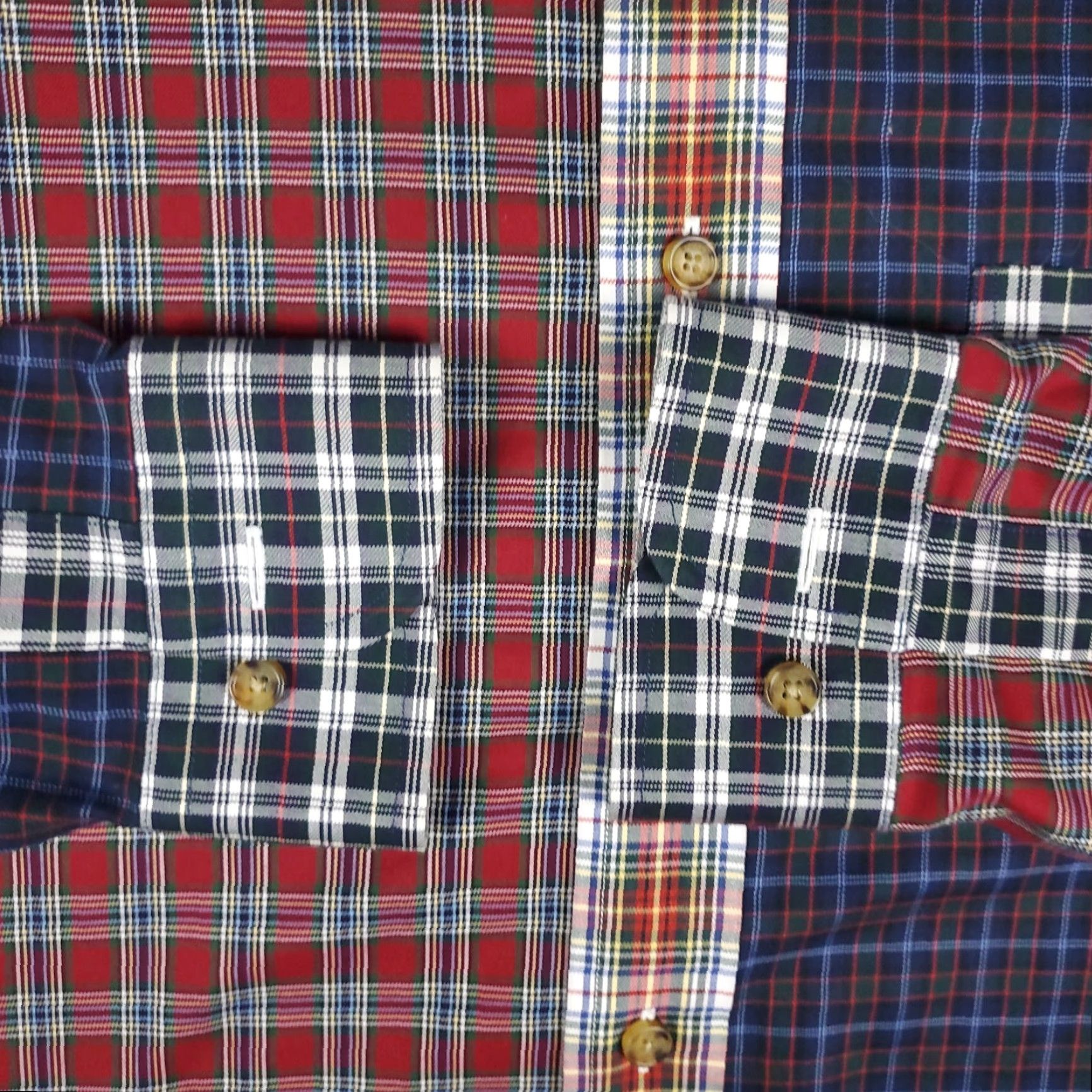 Brooks Brothers Brooks Brothers Shirt Men’s Medium Blue Plaid Non-Iron Button-Up with Pockets All Seasons Regular Fit Size US M / EU 48-50 / 2 - 4 Thumbnail