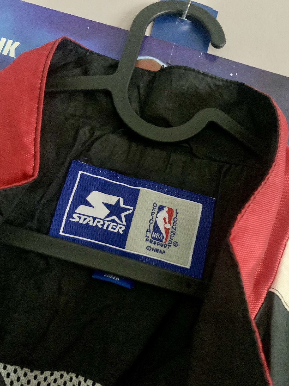 NBA × Starter × Vintage 90s Vintage Starter NBA Chicago Bulls Light Jacket Size US XL / EU 56 / 4 - 3 Thumbnail