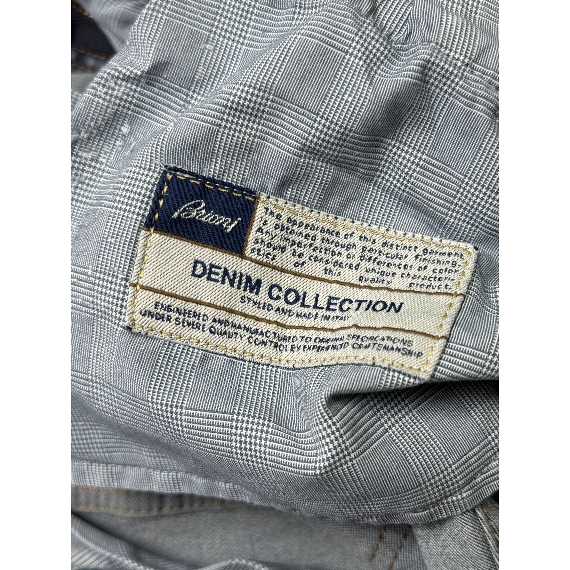 Brioni Brioni Stelvio Blue Denim Jeans Pants (Y1134) Size US 36 / EU 52 - 9 Thumbnail