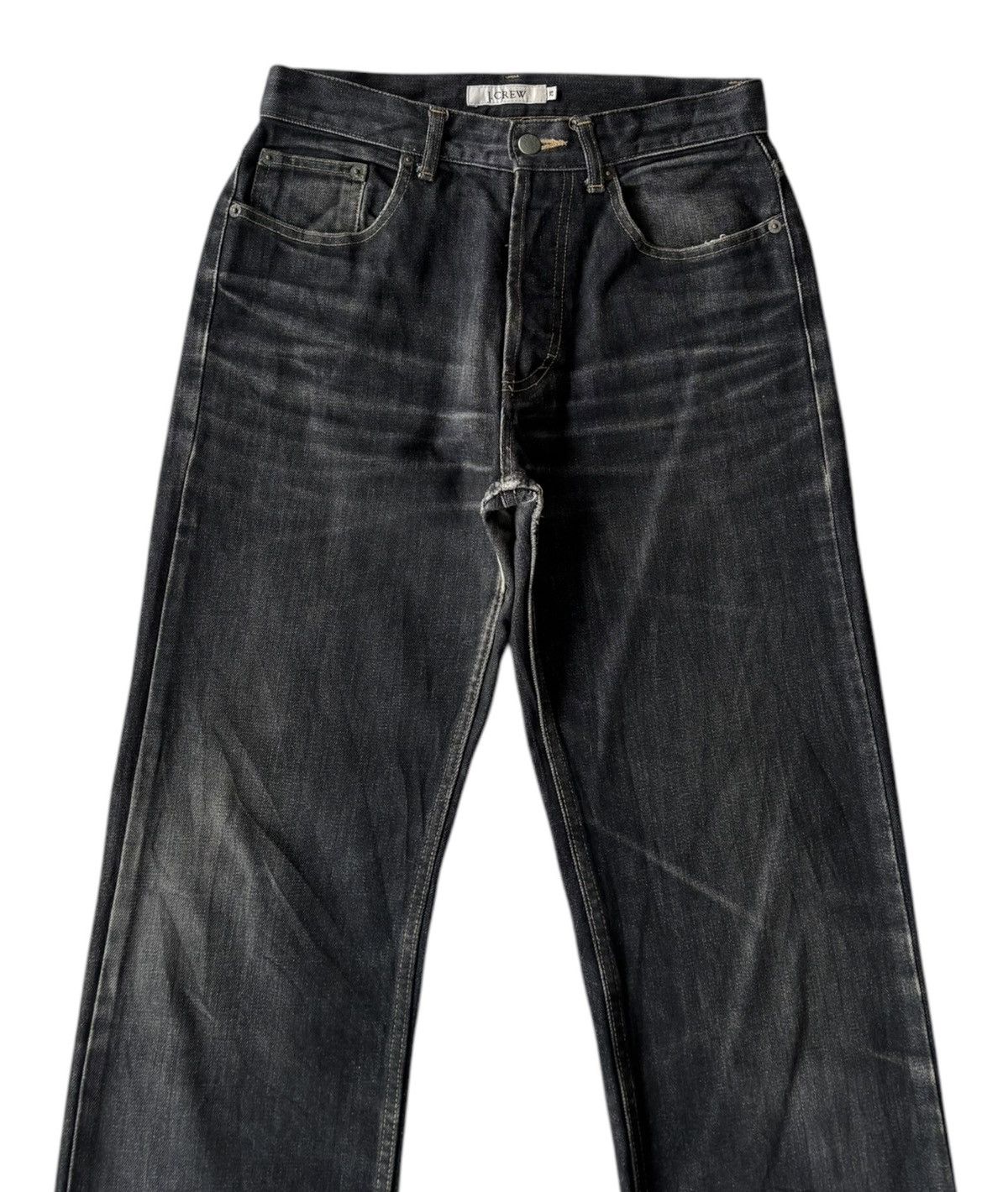 Kapital 🔥VINTAGE CLAWMARK BLACK DENIM J.CREW DISTRESSED DENIM Size US 30 / EU 46 - 5 Thumbnail