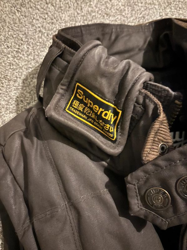 Japanese Brand × Superdry × Vintage Brown Superdry Motorcycle Vintage Vest Size US S / EU 44-46 / 1 - 5 Thumbnail