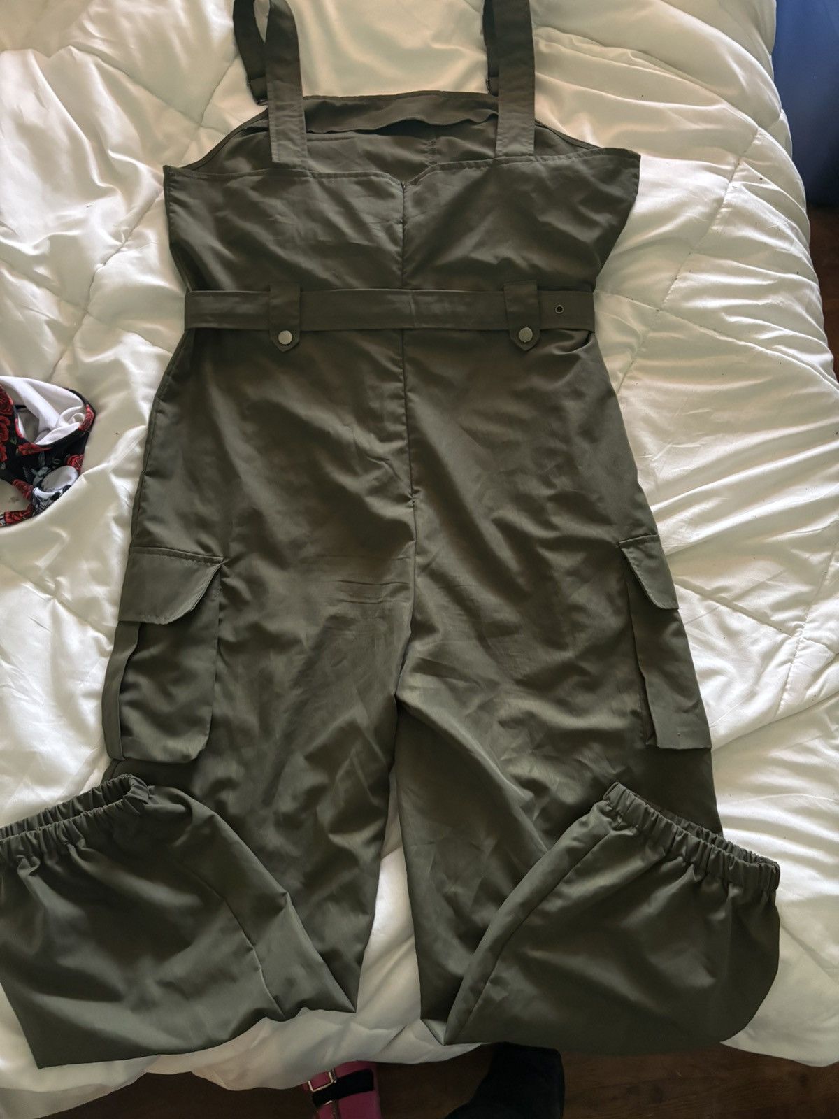 Other Women’s Khaki/Deep Olive Green Jumpsuit Size XLarge Size 34" / US 12 / IT 48 - 5 Thumbnail