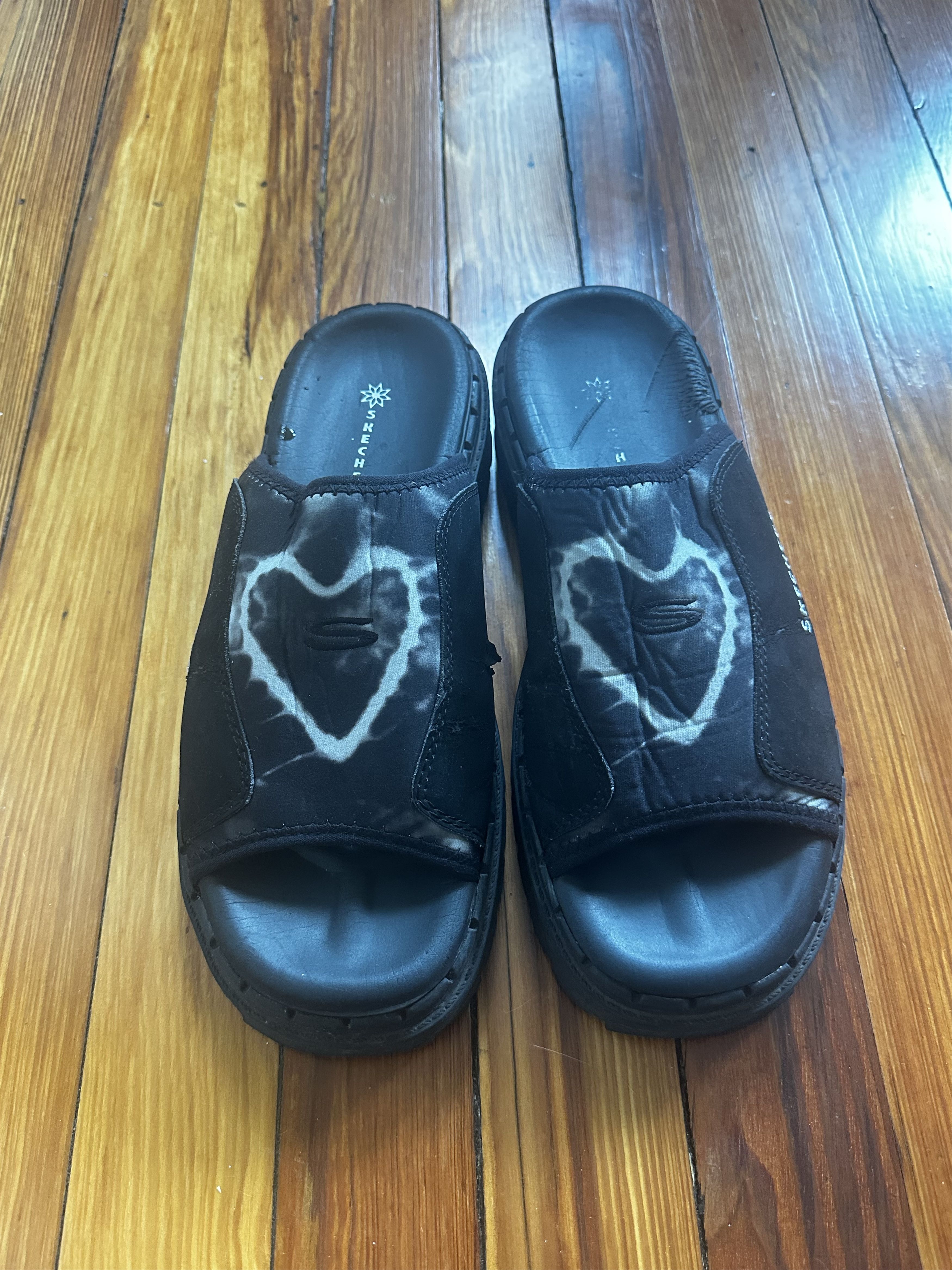 SKECHERS Sketchers heart sandals Size US 10 / IT 40 - 1 Thumbnail