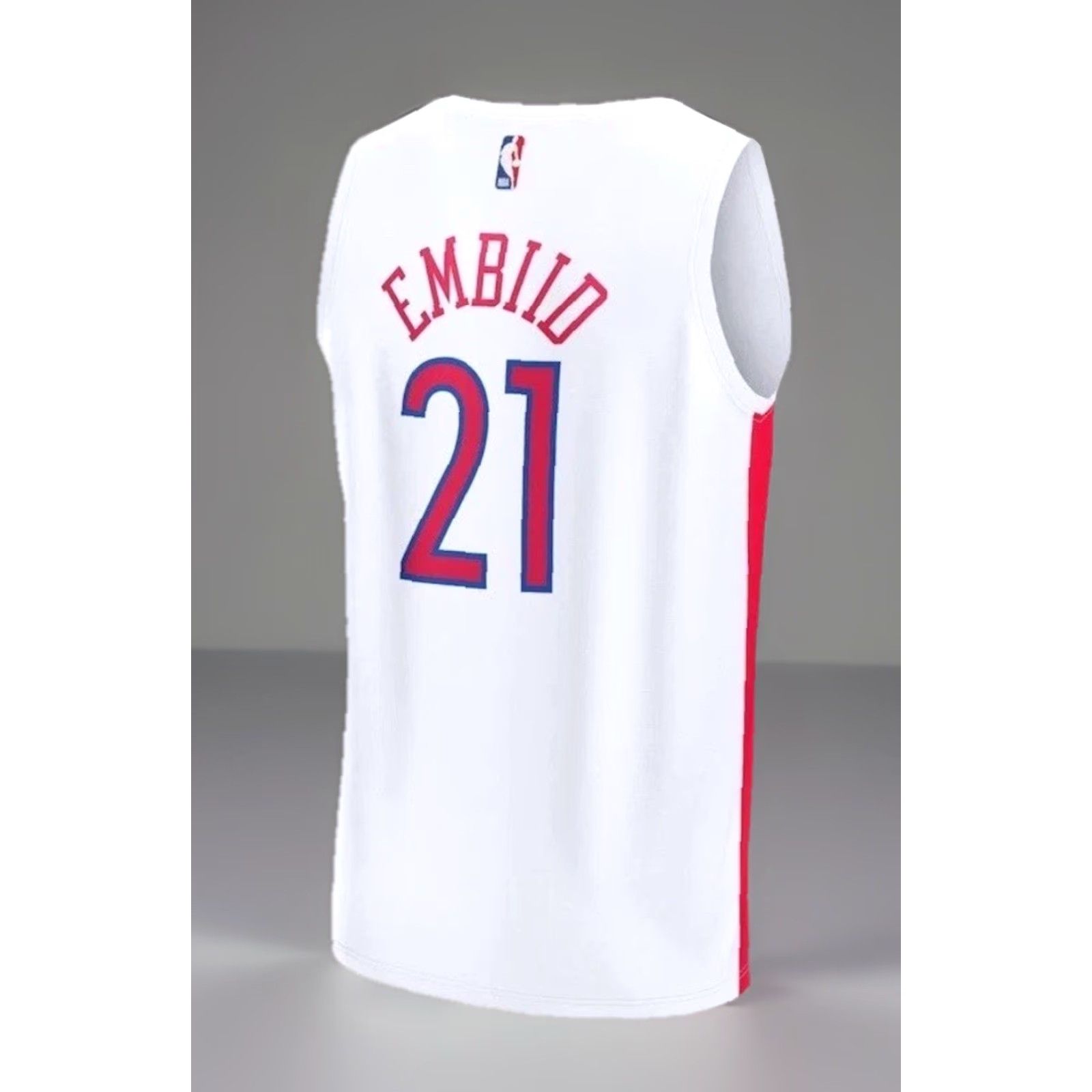 Vintage VINTAGE Fanatics Philadelphia 76ers Jersey City Edition #21 Joel Embiid Sleeveless S White Men's Regular Nike Swingman Basketball Shirt Size US S / EU 44-46 / 1 - 7 Thumbnail