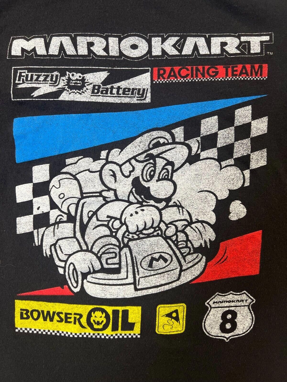 Nintendo Nintendo Mario Kart Racing Team T-Shirt 2020 Mens M Black Size US M / EU 48-50 / 2 - 2 Thumbnail