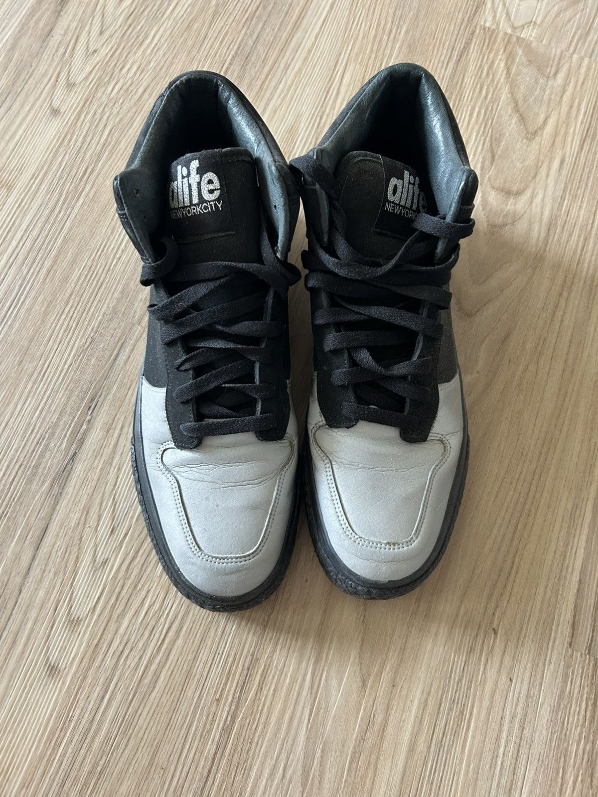 Alife Alife New york 3M leather black sneaks Size US 11 / EU 44 - 2 Thumbnail