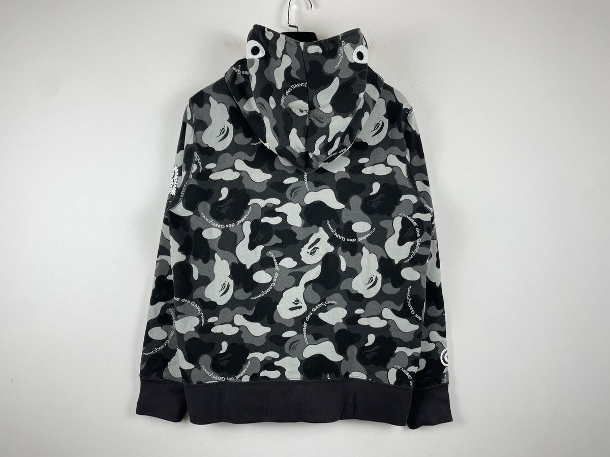 Bape × Comme des Garcons Bape x Comme des Garcons CDG Osaka Full-Zip Shark Hoodie Size US M / EU 48-50 / 2 - 7 Thumbnail