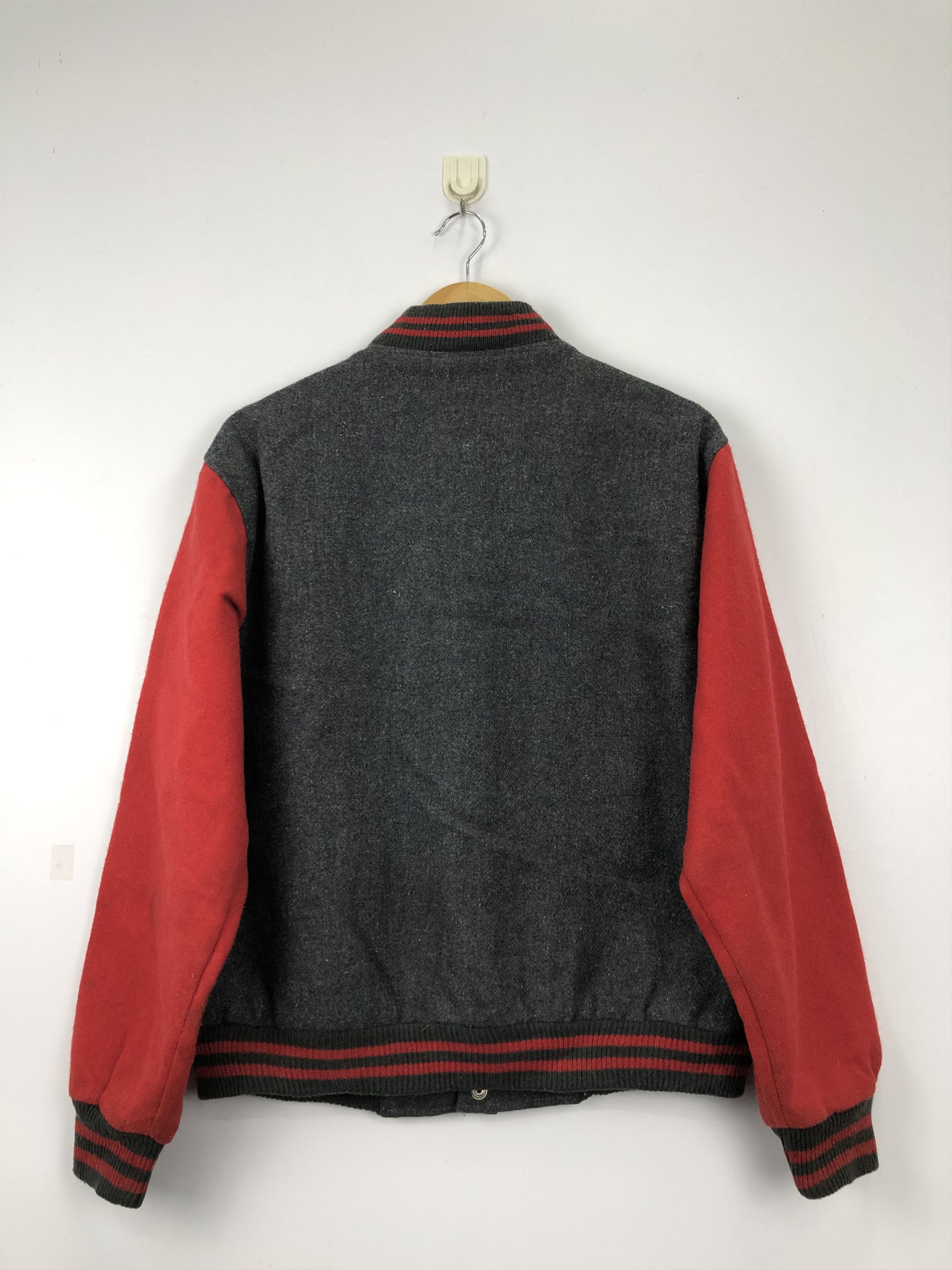 Japanese Brand Vintage 90s Japanese Brand Wool Varsity Jacket V0319 Size US L / EU 52-54 / 3 - 2 Thumbnail