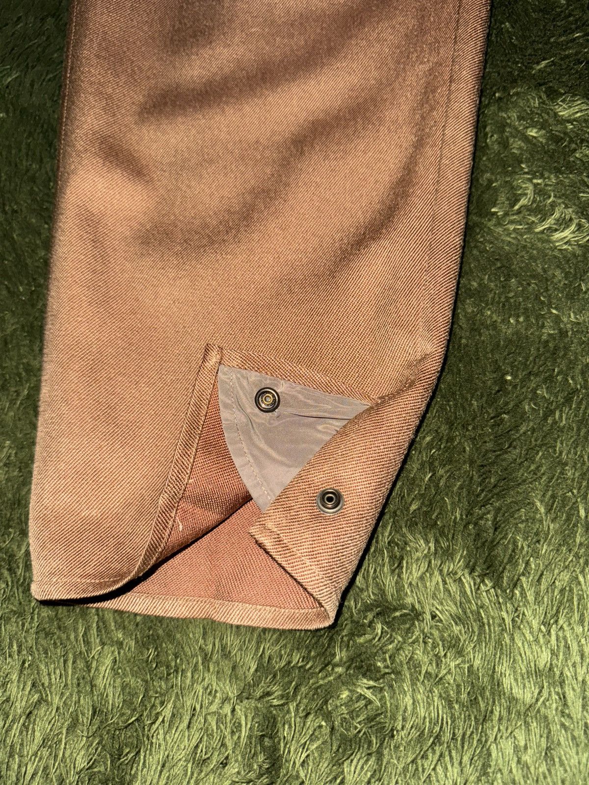 Kolor KOLOR Pintuck Twill Snap Detail Cropped Trousers Brown Size US 32 / EU 48 - 7 Thumbnail