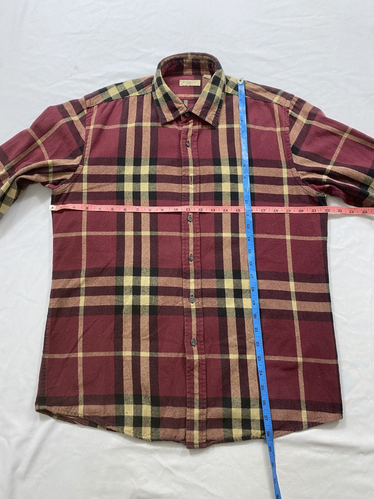 Burberry Prorsum Vintage Burberry Flannel Button shirt Size US L / EU 52-54 / 3 - 8 Thumbnail