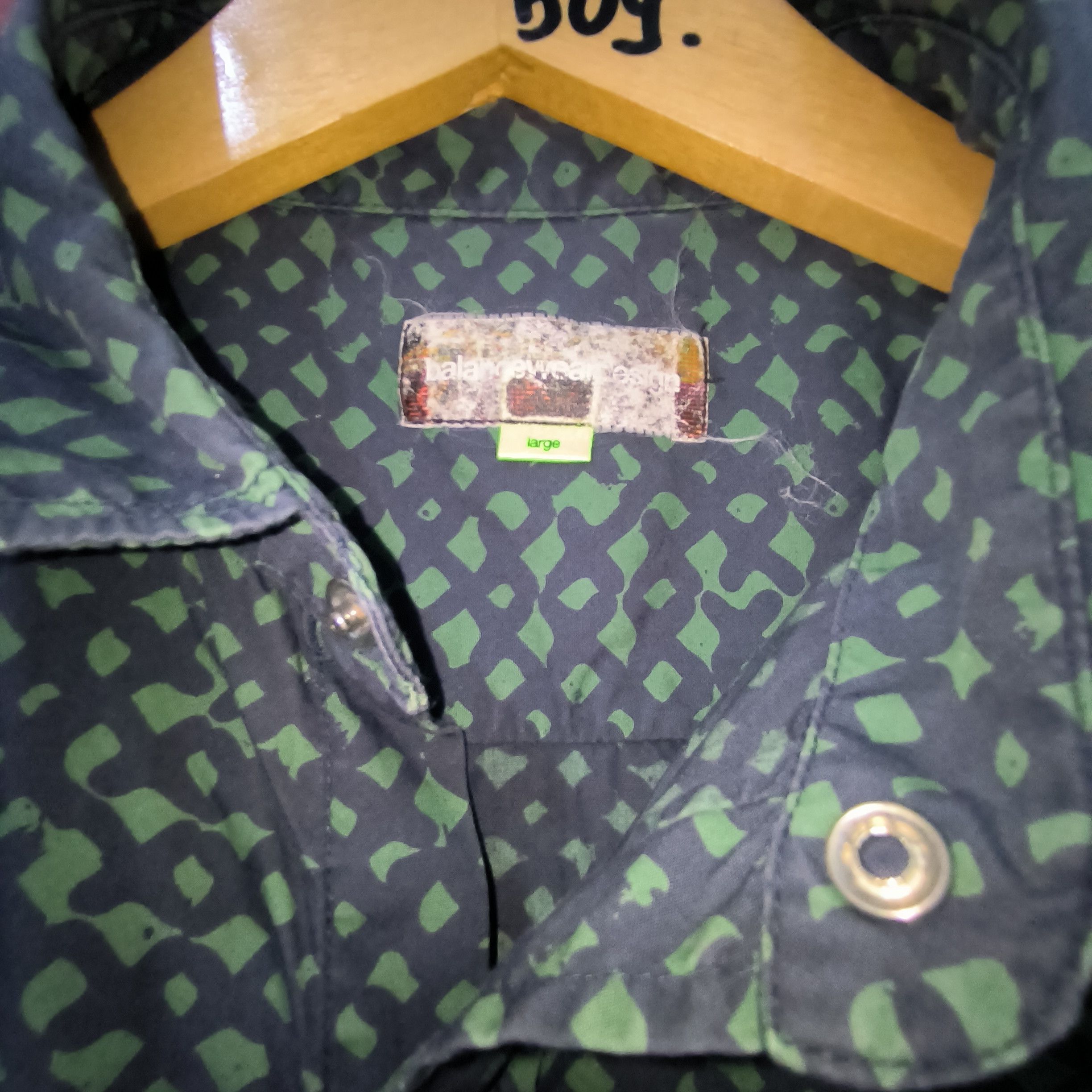 Japanese Brand Vintage 2000s balanceweardesign Shirts Size US L / EU 52-54 / 3 - 4 Thumbnail