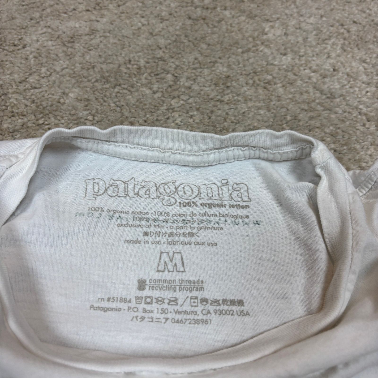 Patagonia Patagonia The Cleanest Line Organic Cotton T Shirt Men's M Size US M / EU 48-50 / 2 - 8 Thumbnail