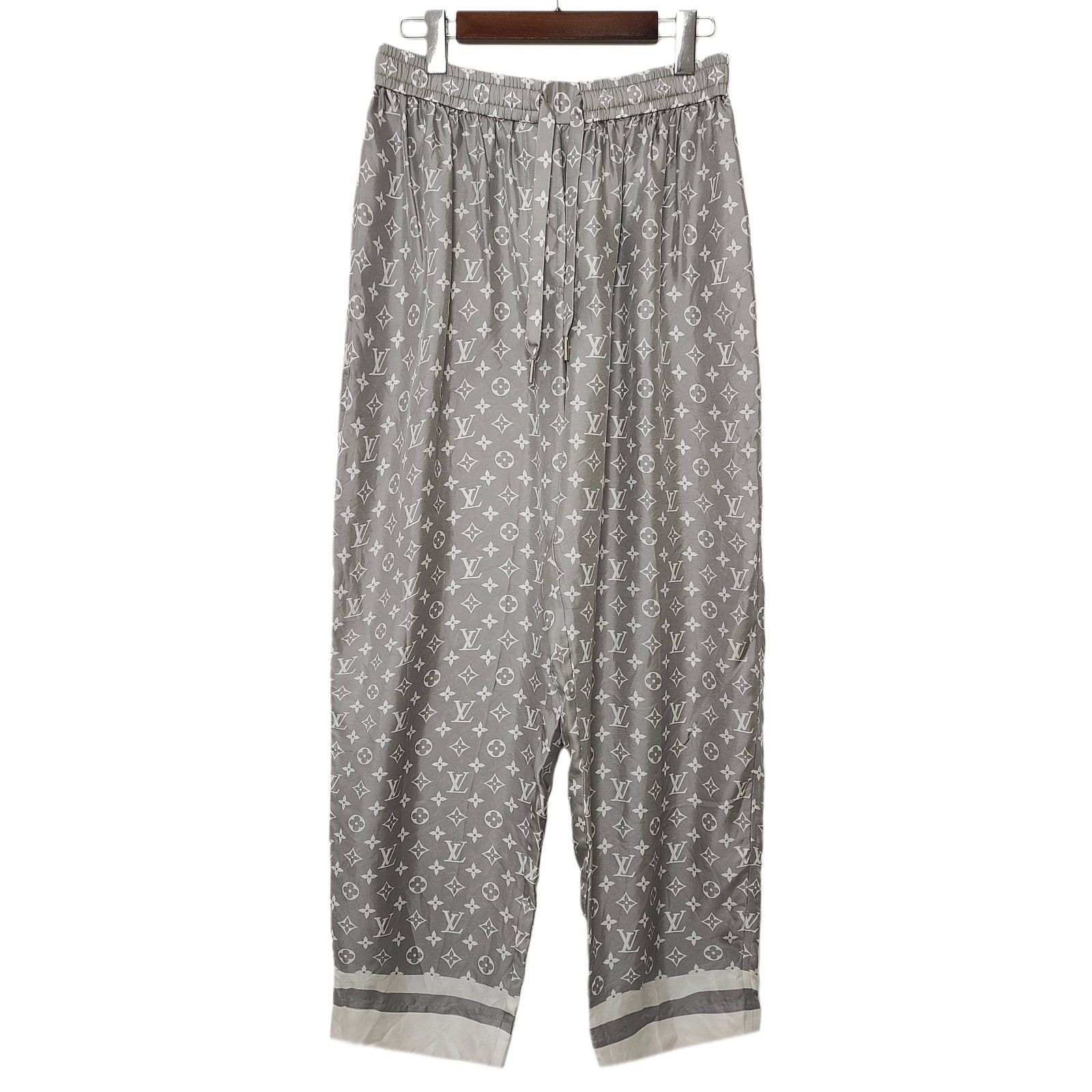 Louis Vuitton Louis Vuitton Monogram Silk Pants Size 40 Size 27" / US 4 / IT 40 - 1 Thumbnail