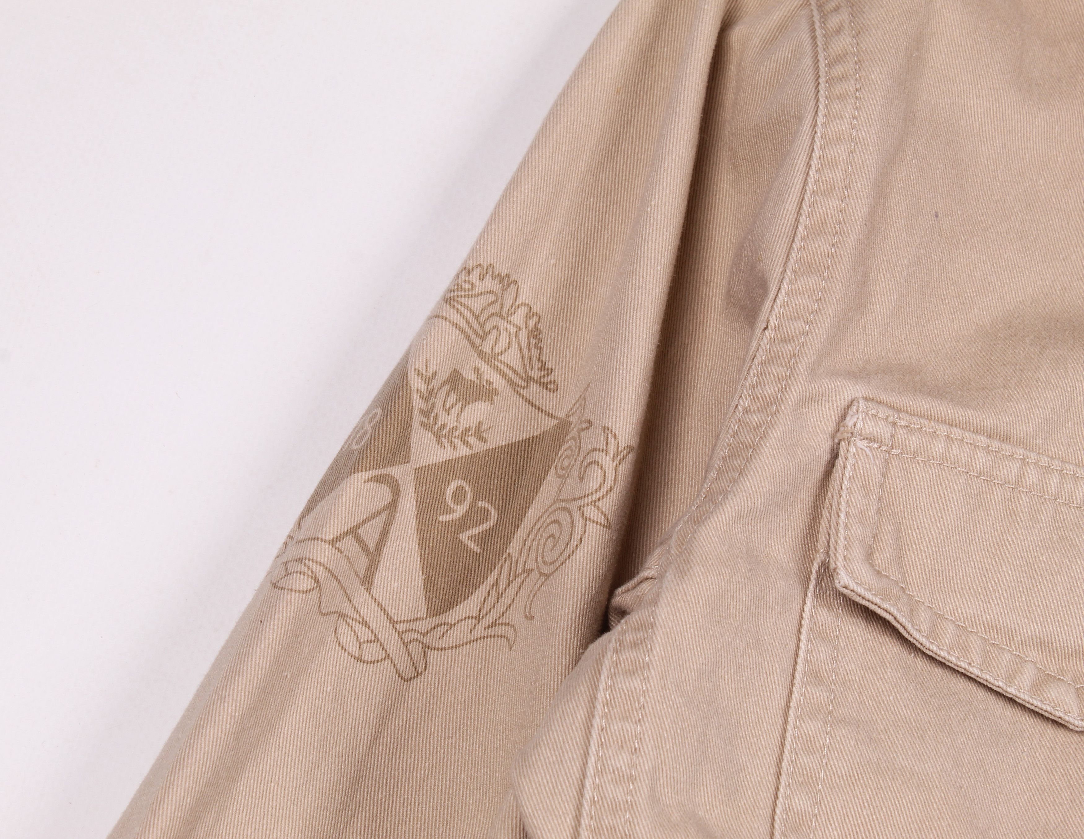 Abercrombie & Fitch × Vintage Vintage Abercrombie & Fitch Y2K Tan Jacket Size M / US 6-8 / IT 42-44 - 5 Thumbnail