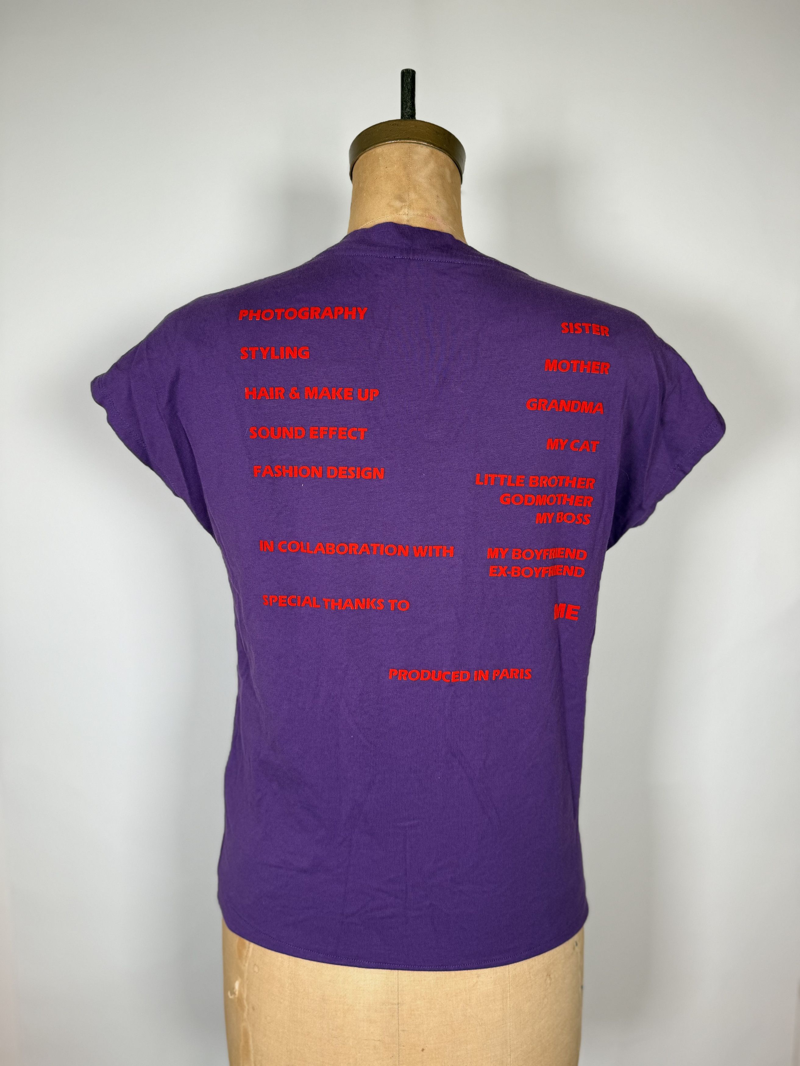Sandro Sandro Thanks T-Shirt Size XS / US 0-2 / IT 36-38 - 2 Thumbnail