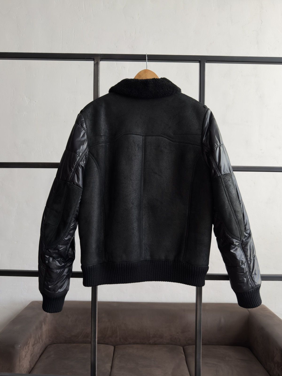 Dior Dior Leather Shearling Jacket FW07 Navigate Hedi Slimane Size US L / EU 52-54 / 3 - 4 Thumbnail