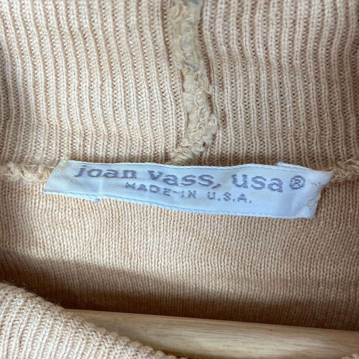 Vintage Vintage Joan Vass Usa Turtle Neck Dreas Knitwear Sweater Size L / US 10 / IT 46 - 7 Thumbnail