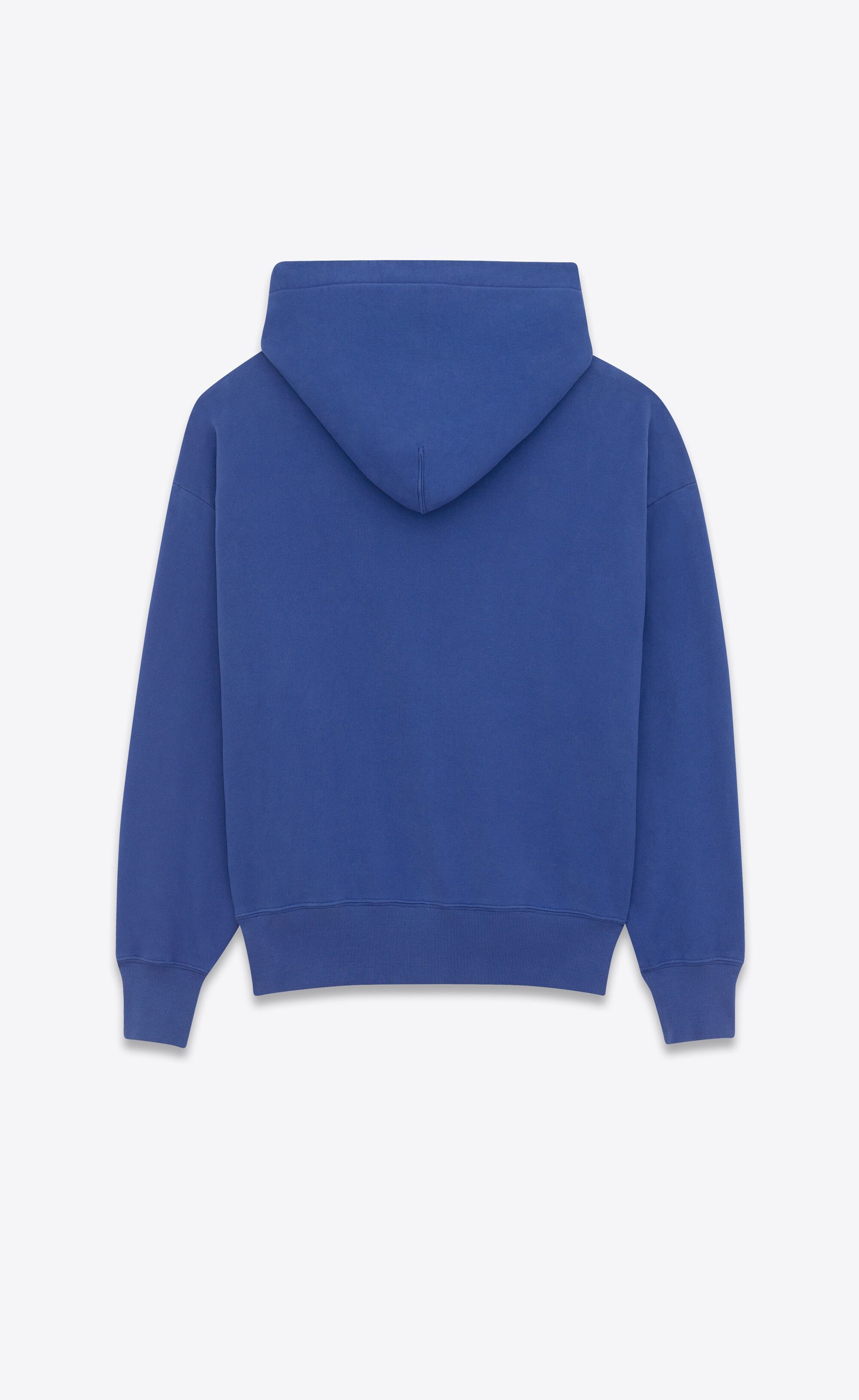 Saint Laurent Paris o1tr1nto0325 717847 Hoodie in Blue Size M / US 6-8 / IT 42-44 - 2 Thumbnail