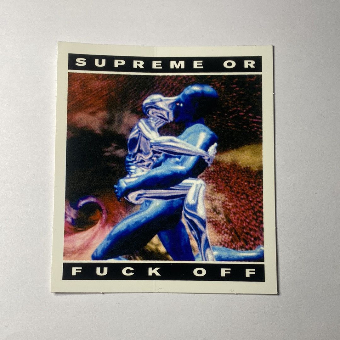 Supreme Supreme Or Fuck Off Cyber Alien Sticker Size ONE SIZE - 1 Preview