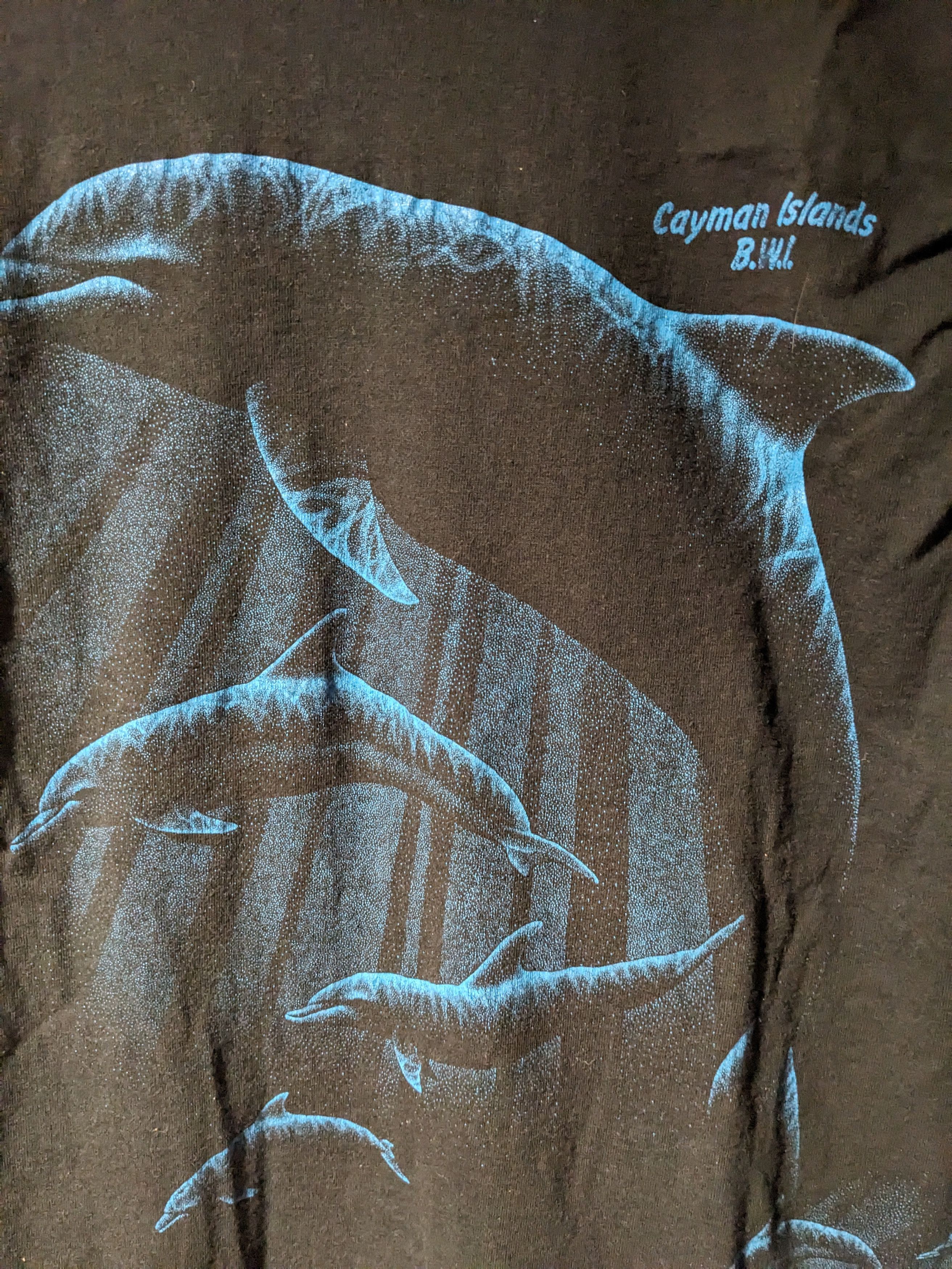 Vintage Vintage 90s Dolphins Animal Nature Wildlife Cayman T-Shirt Size US S / EU 44-46 / 1 - 2 Thumbnail