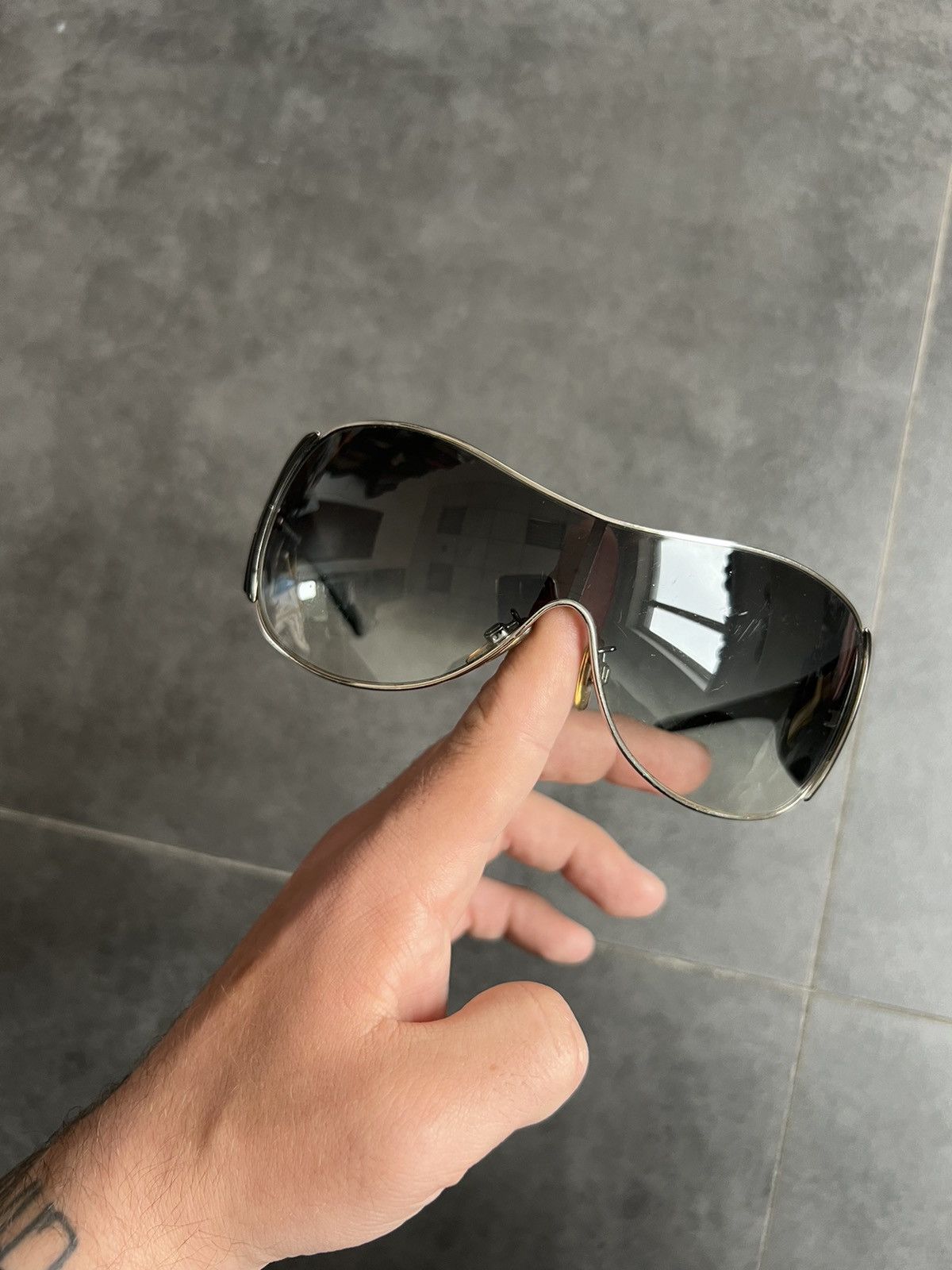 Vintage Dolce Gabbana Masked shield sunglasses