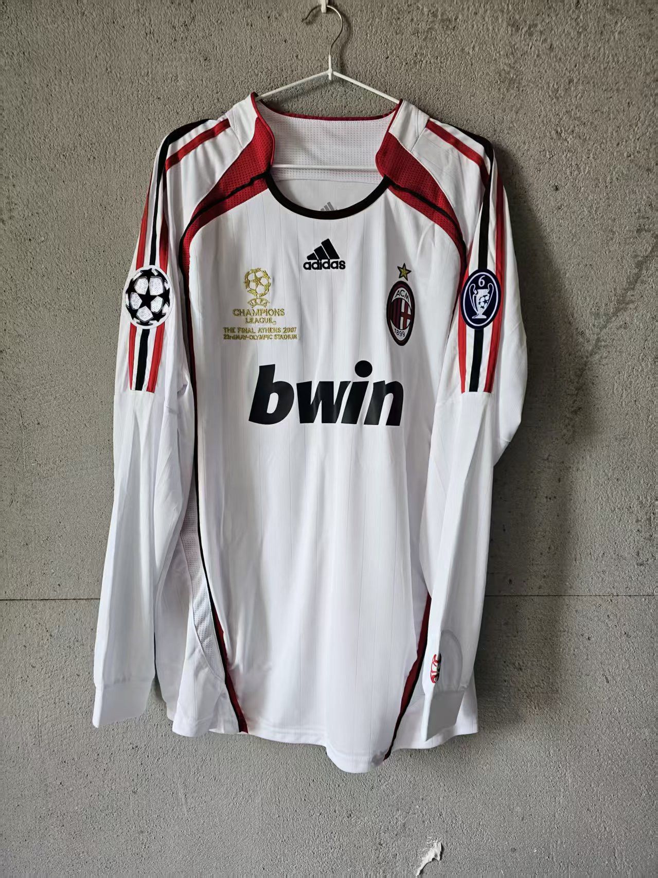 Other 2006 2007 AC Milan Kaka Soccer Jersey Size US S / EU 44-46 / 1 - 2 Thumbnail
