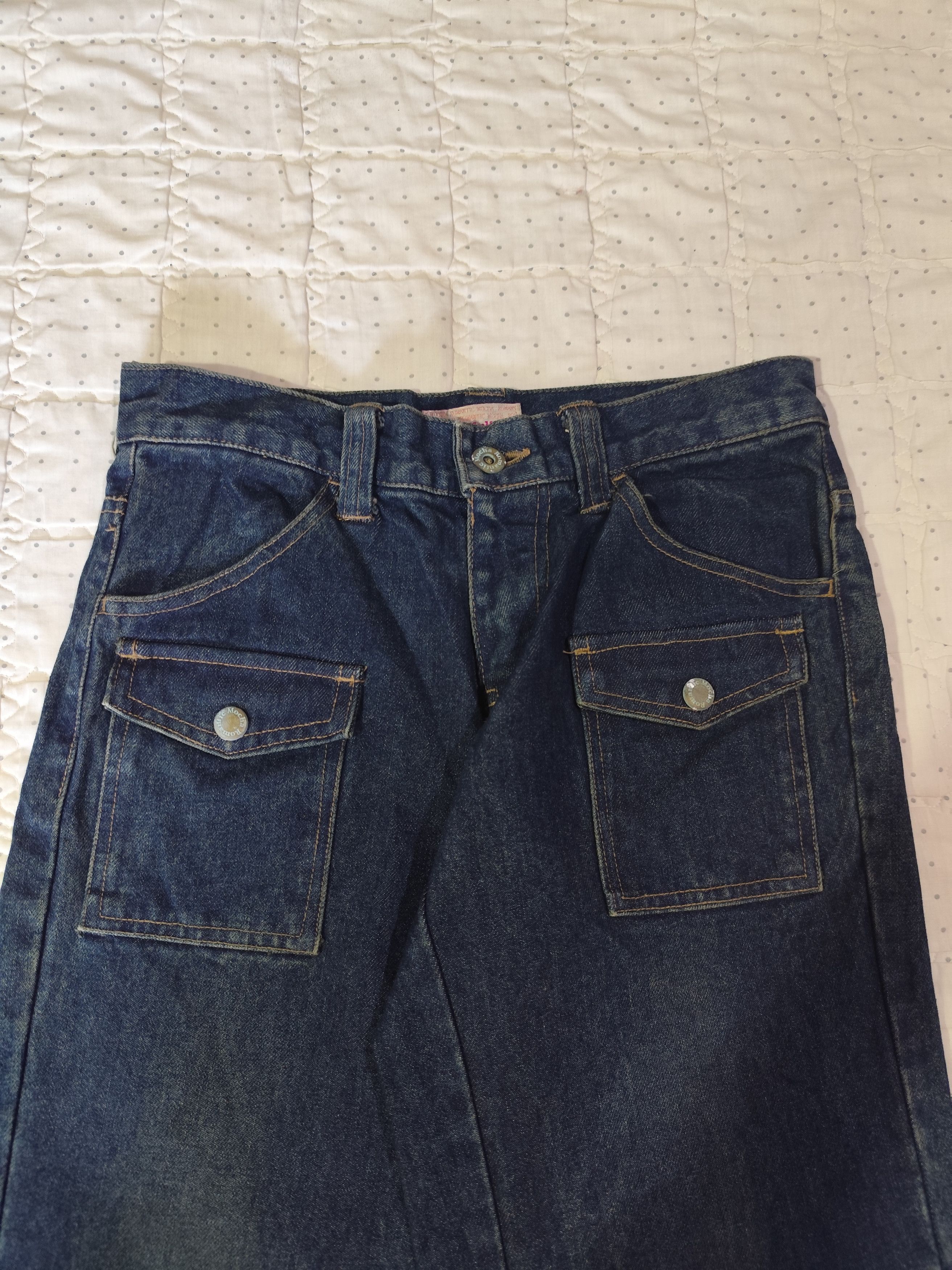 Japanese Brand Vintage Romantic Mocha Flare Bushpant Denim J019 Size 28" / US 6 / IT 42 - 3 Thumbnail