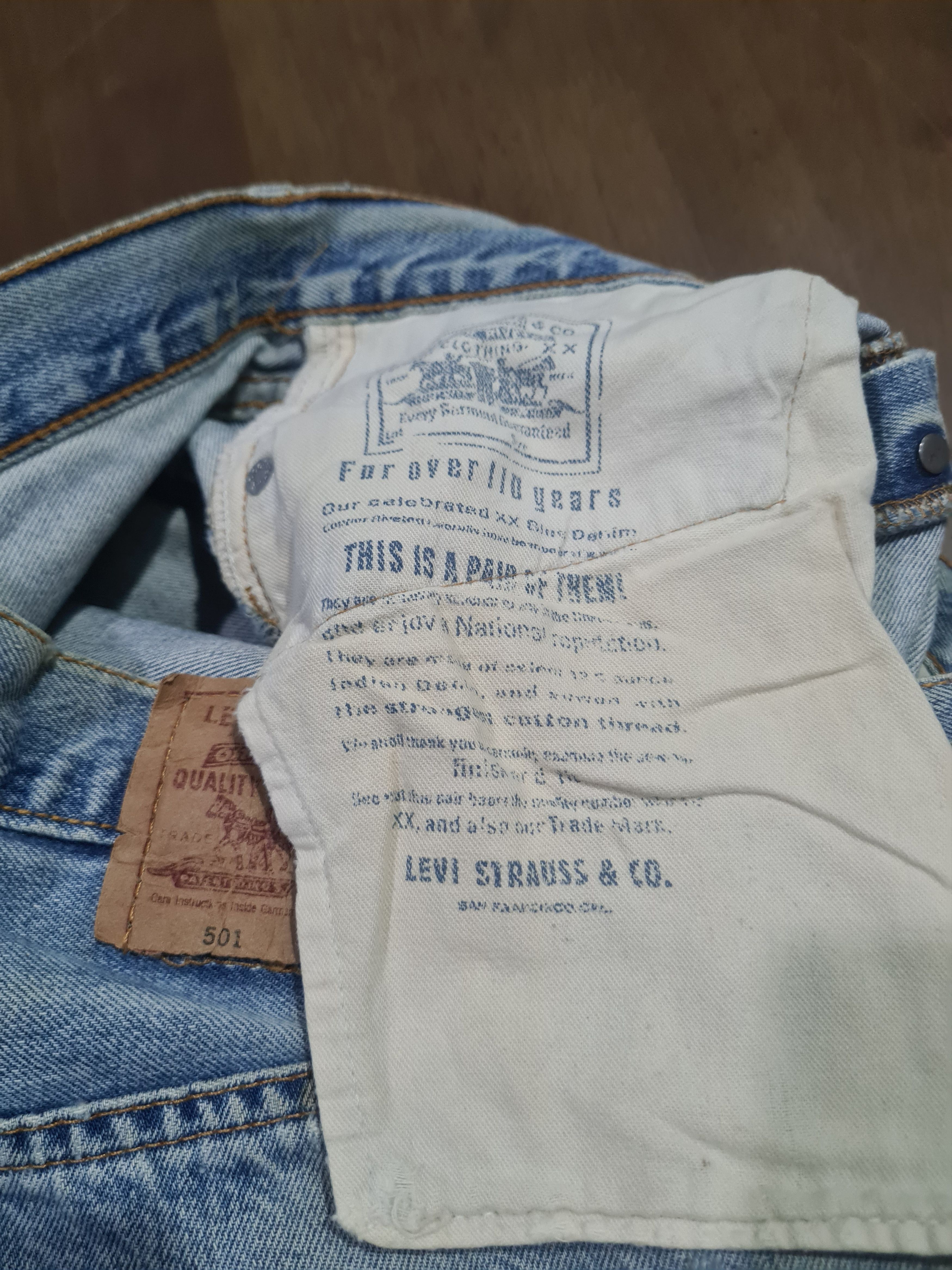Levi's × Vintage Vintage levis 90s big E selvedge denim Size US 30 / EU 46 - 7 Thumbnail