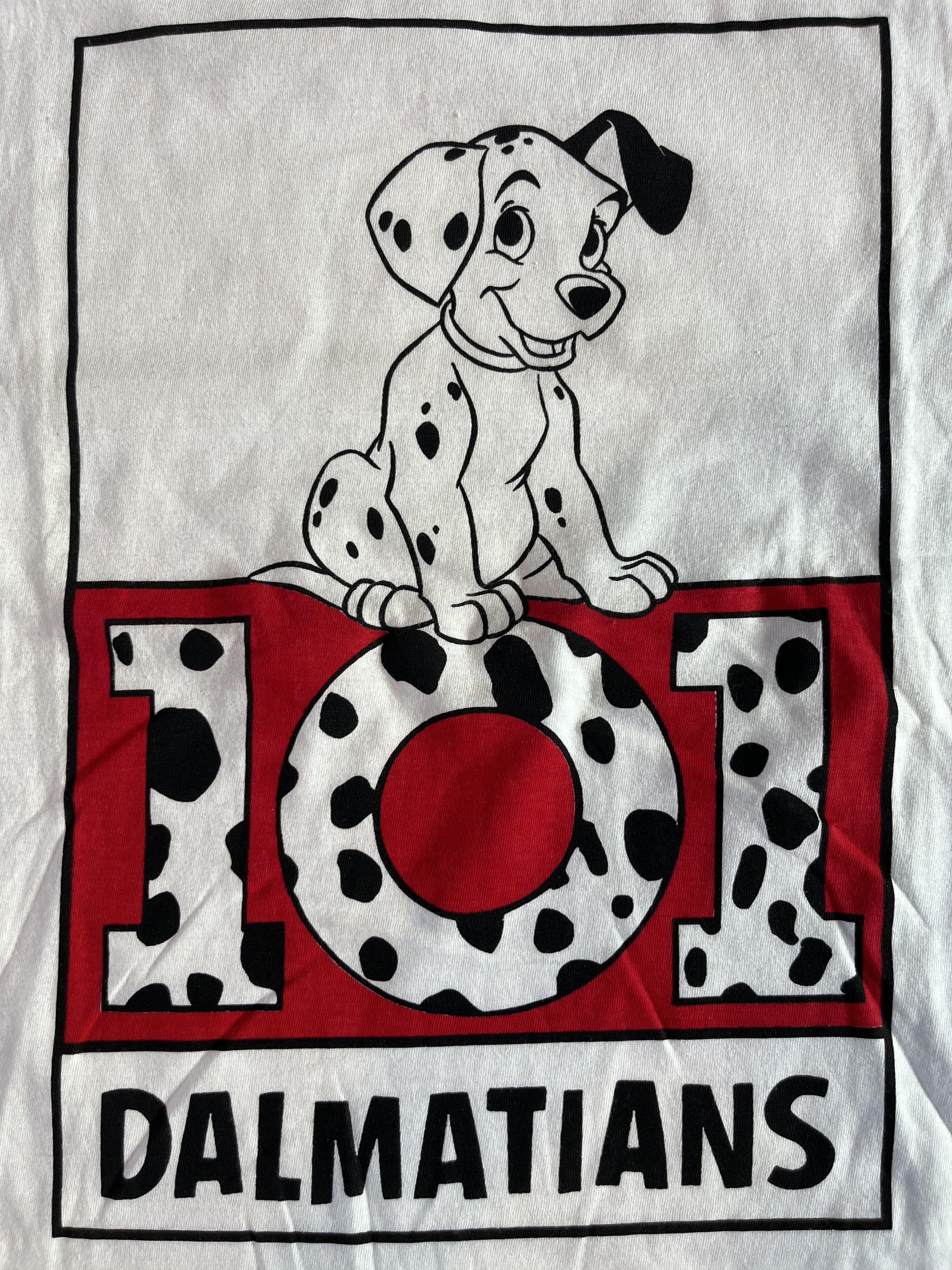 Vintage 80s 101 Dalmatians "One Hundred and One Dalmatians" Size US XL / EU 56 / 4 - 3 Thumbnail