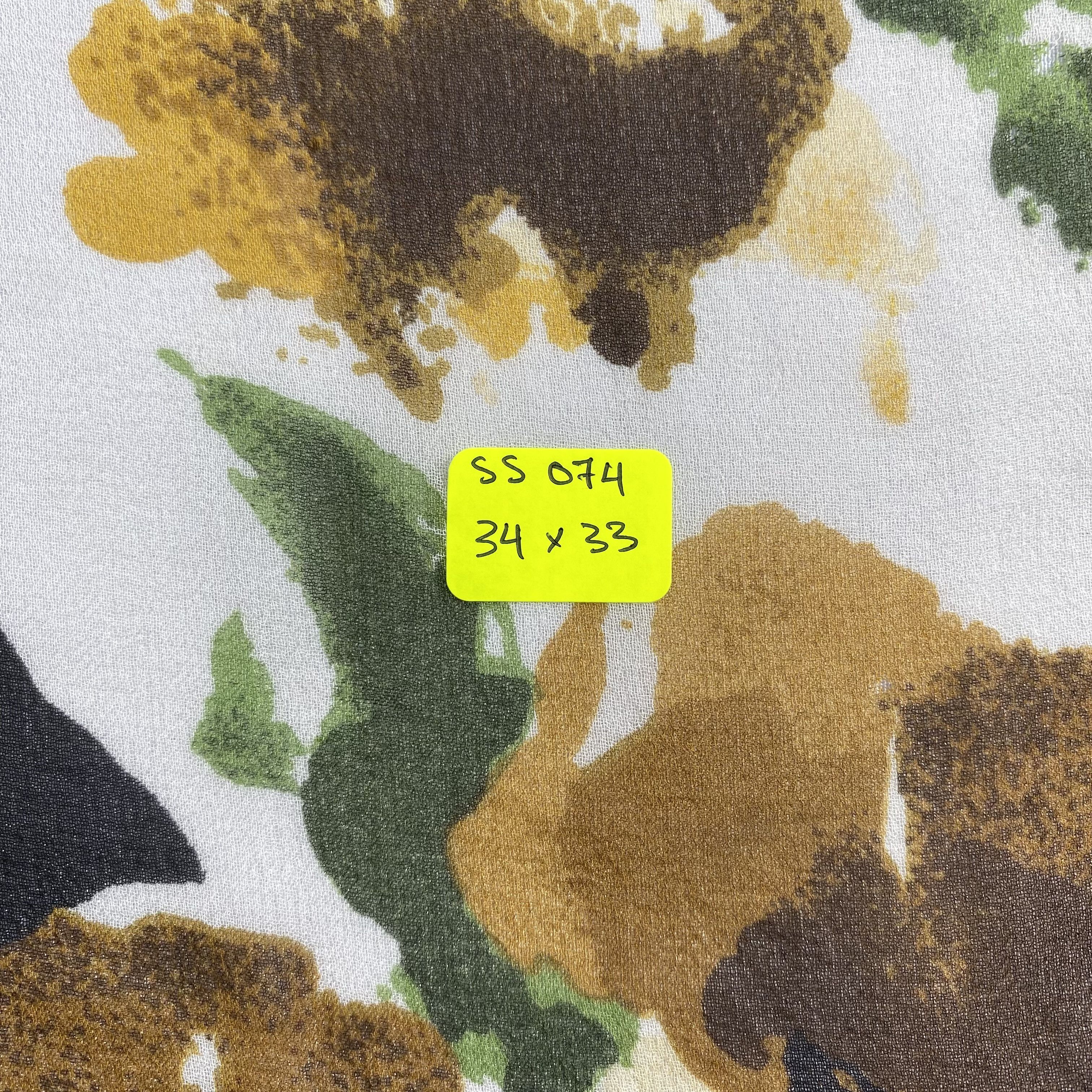 Japanese Brand × Vintage Vintage Japanese Brand Floral Silk Scarf SS074 Size ONE SIZE - 7 Thumbnail