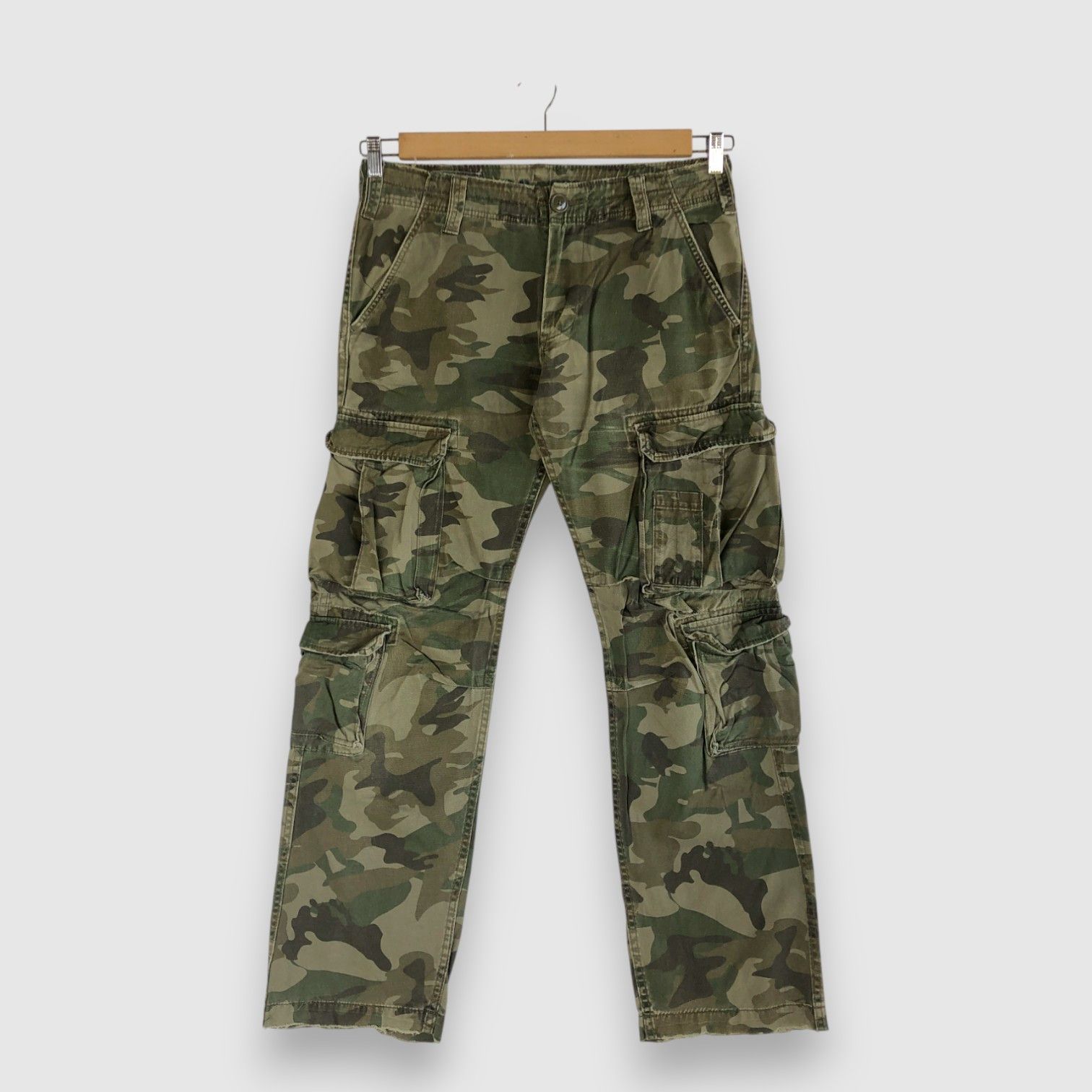 Japanese Brand Vintage Japanese Cargo Pants Multi Pocket Bondage Trousers Size US 34 / EU 50 - 1 Thumbnail