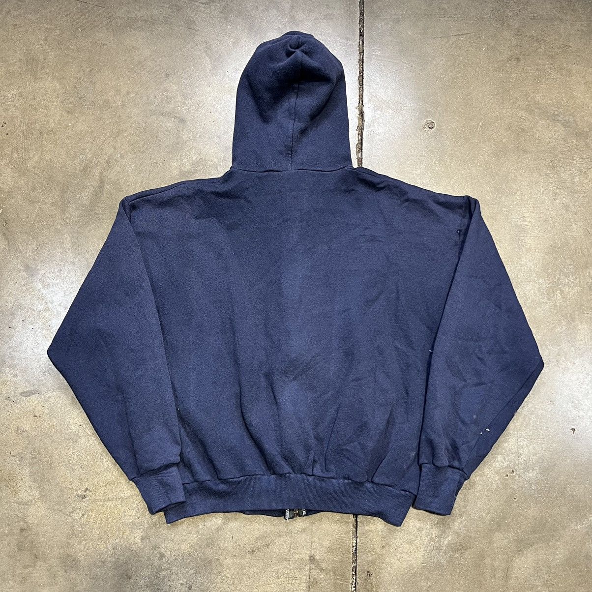 Vintage Vintage 70s Sportswear Zip Up Hoodie Boxy Faded Fishing Size US S / EU 44-46 / 1 - 7 Thumbnail