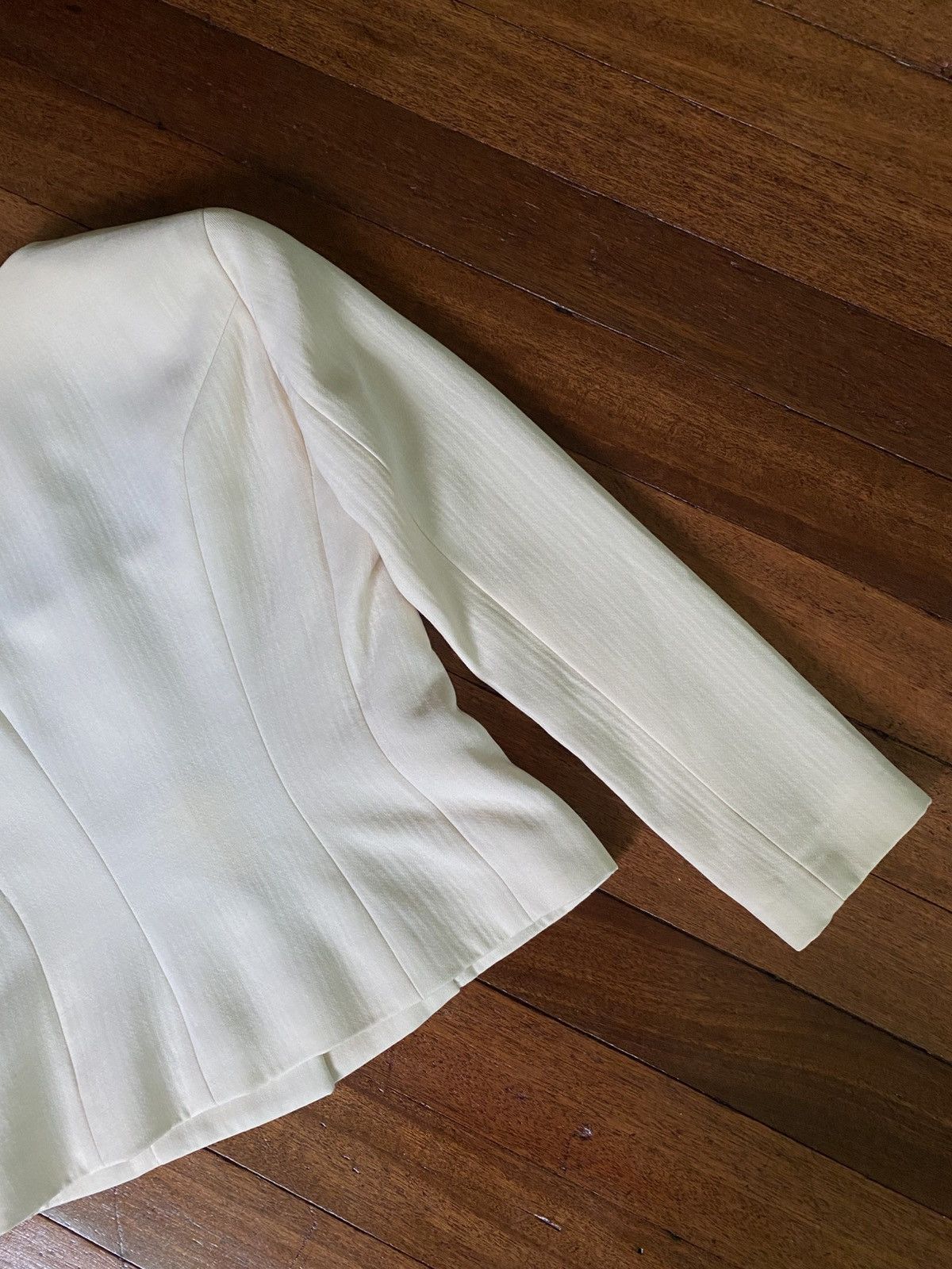 Balenciaga A/W 1992 Archive Balenciaga Ledix Rectangle Neck Jacket Size S / US 4 / IT 40 - 22 Thumbnail