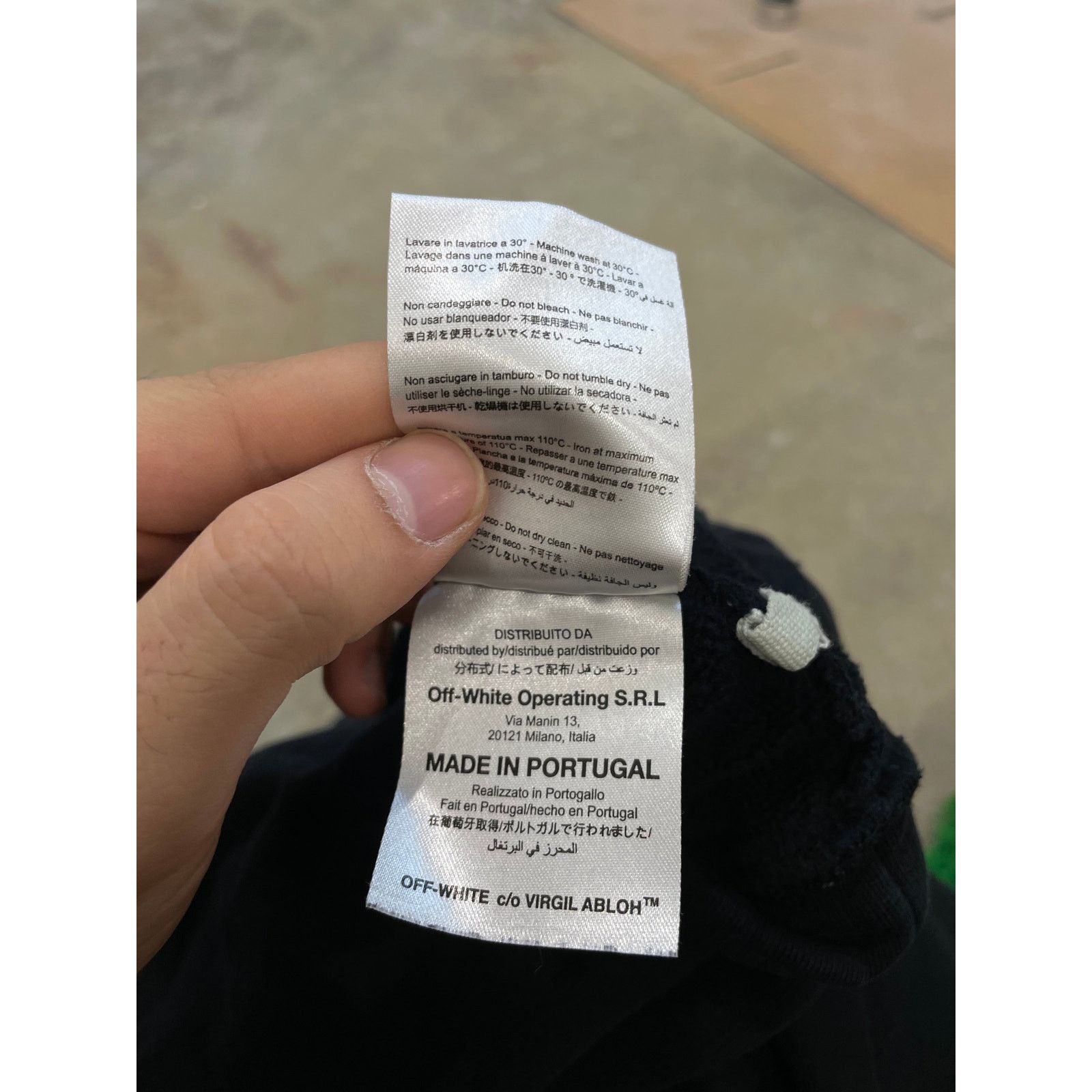 Off-White Off White Hoodie Yellow Blue Used XS Size US XS / EU 42 / 0 - 5 Thumbnail