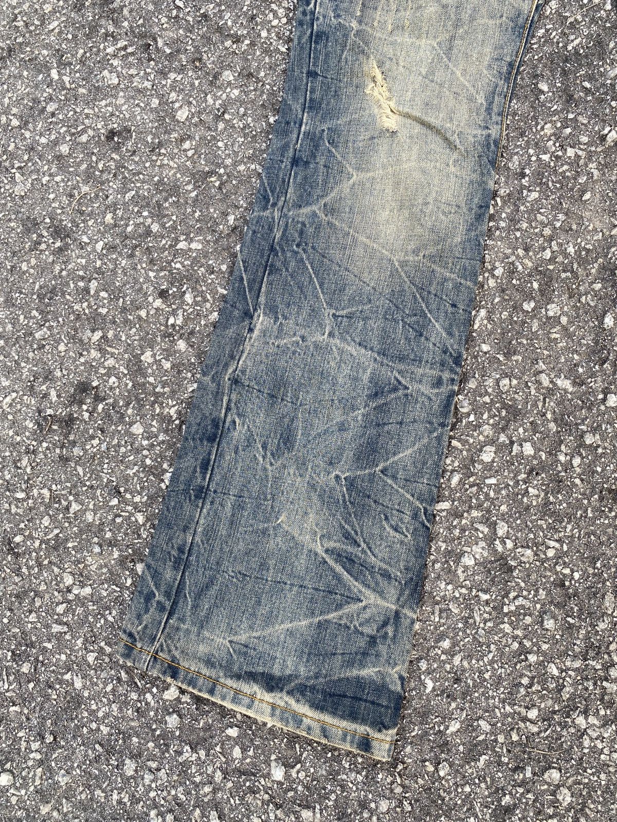 Japanese Brand Japanese Brand Semantics Design Flare Distressed Denim Size US 32 / EU 48 - 4 Thumbnail
