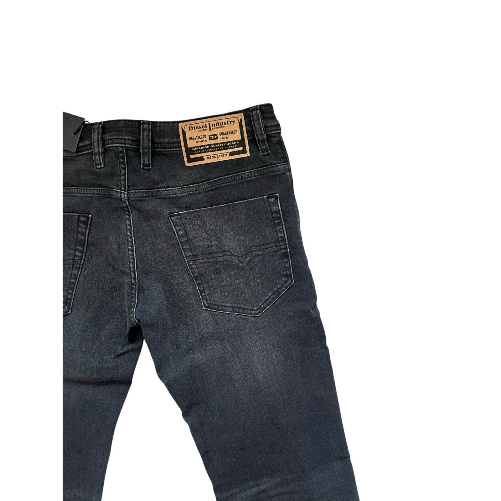 Diesel Diesel Mens Safado Straight Fit Jeans RB063 Black Size 32/30 Size US 32 / EU 48 - 4 Thumbnail
