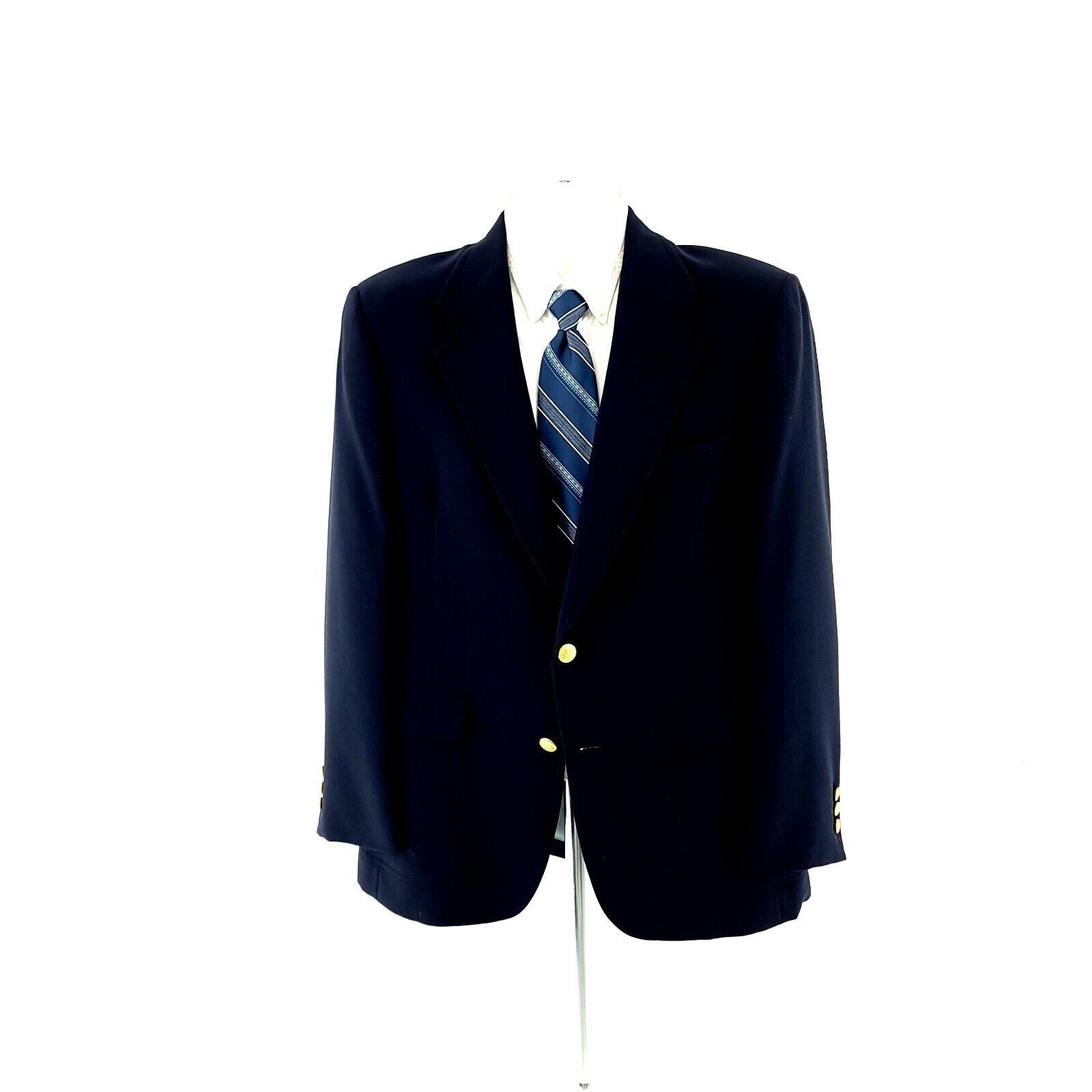 Hart Schaffner Marx Hart Schaffner Marx Jack Nicklaus Golden Bear Wool Blue 2 Go Size 38R - 4 Thumbnail