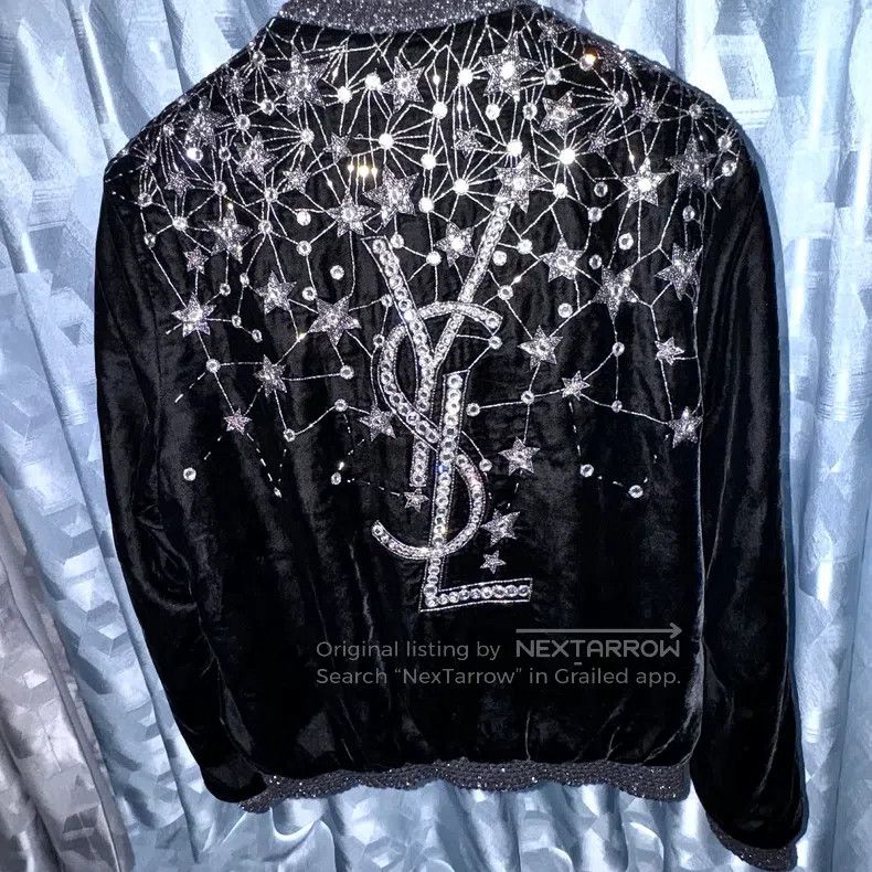 Saint Laurent Paris Saint Laurent Paris Starry Jacket Size XS / US 0-2 / IT 36-38 - 2 Thumbnail