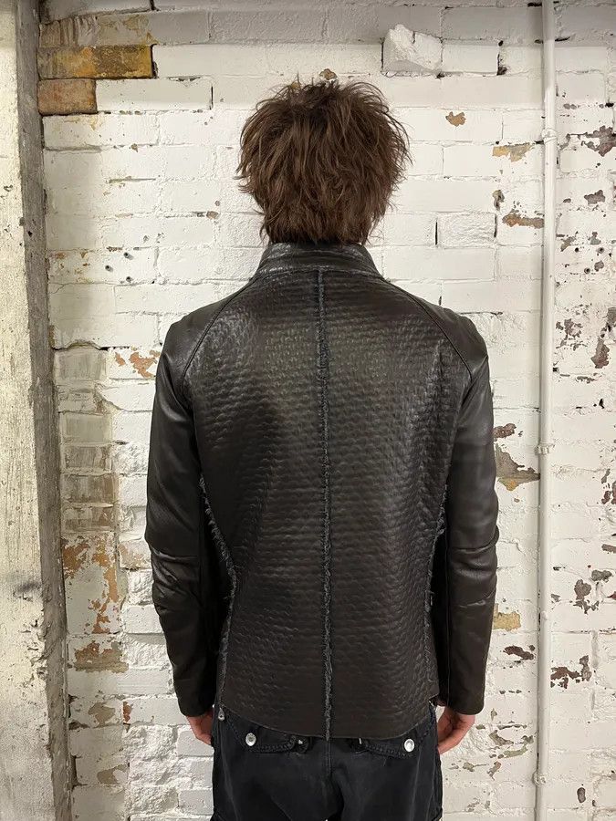Marithe + Francois Girbaud Marithé + François Girbaud Avant-Garde Brown Optimum Rocker Jacket Size US M / EU 48-50 / 2 - 2 Thumbnail