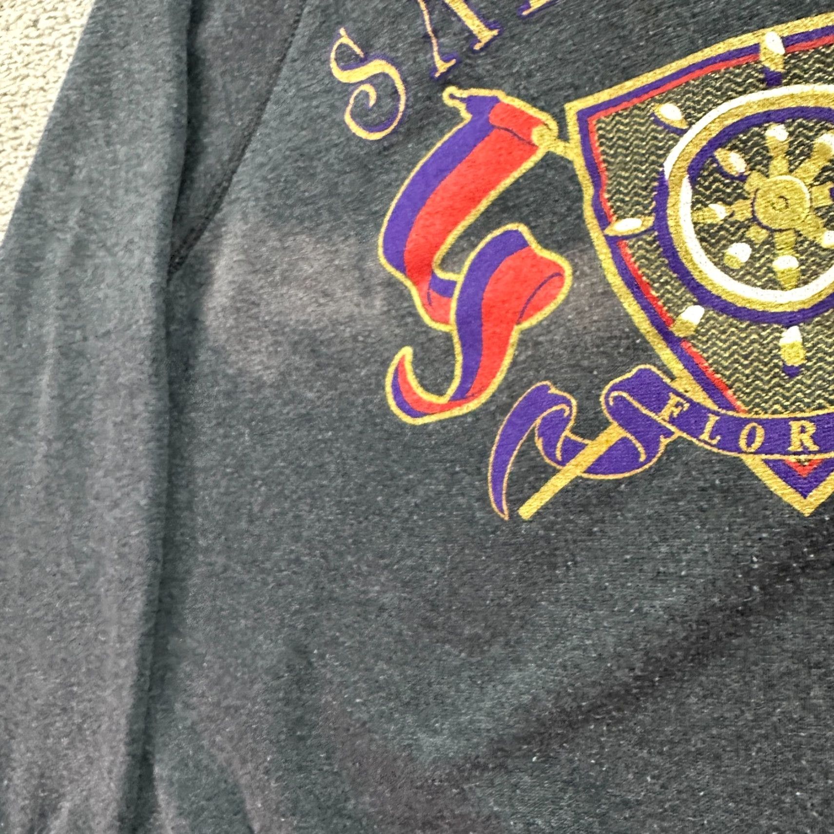 Vintage VINTAGE Paradies Collection Sweatshirt Mens M Sarasota Florida 90s Logo Gray Cotton Polyester Knit Crew Neck All Seasons USA Made Size US M / EU 48-50 / 2 - 7 Thumbnail