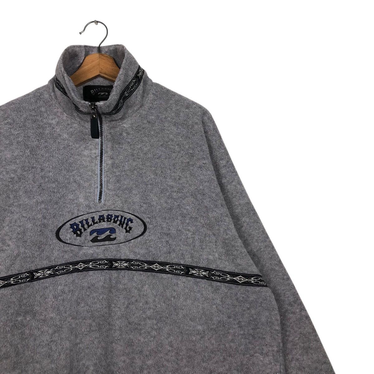 Billabong Vintage Fleece Jacket Half Zipper Anorak Billabong Polartec Size US M / EU 48-50 / 2 - 7 Thumbnail