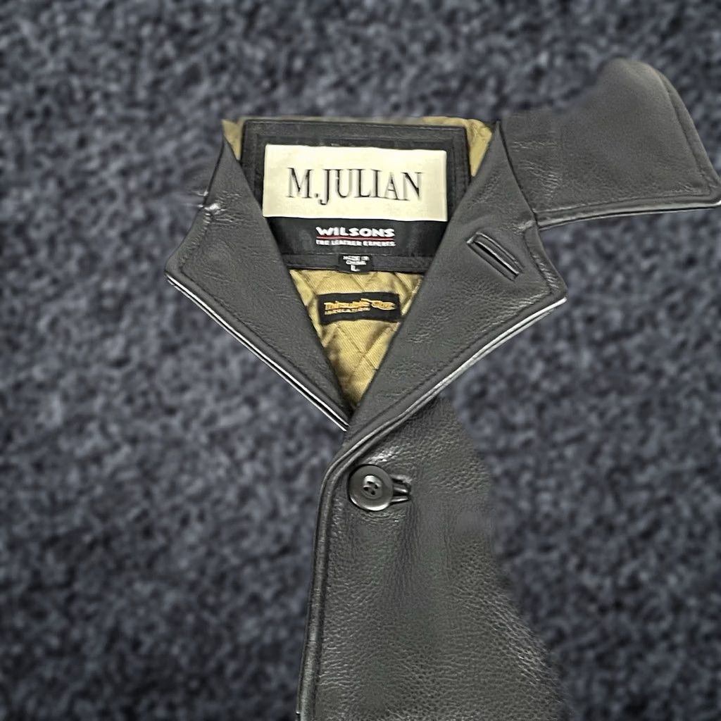 Wilson VINTAGE M Julian Wilsons Leather Jacket Men L Thinsulate Zip Out Quilt Liner 90s Size US L / EU 52-54 / 3 - 1 Thumbnail