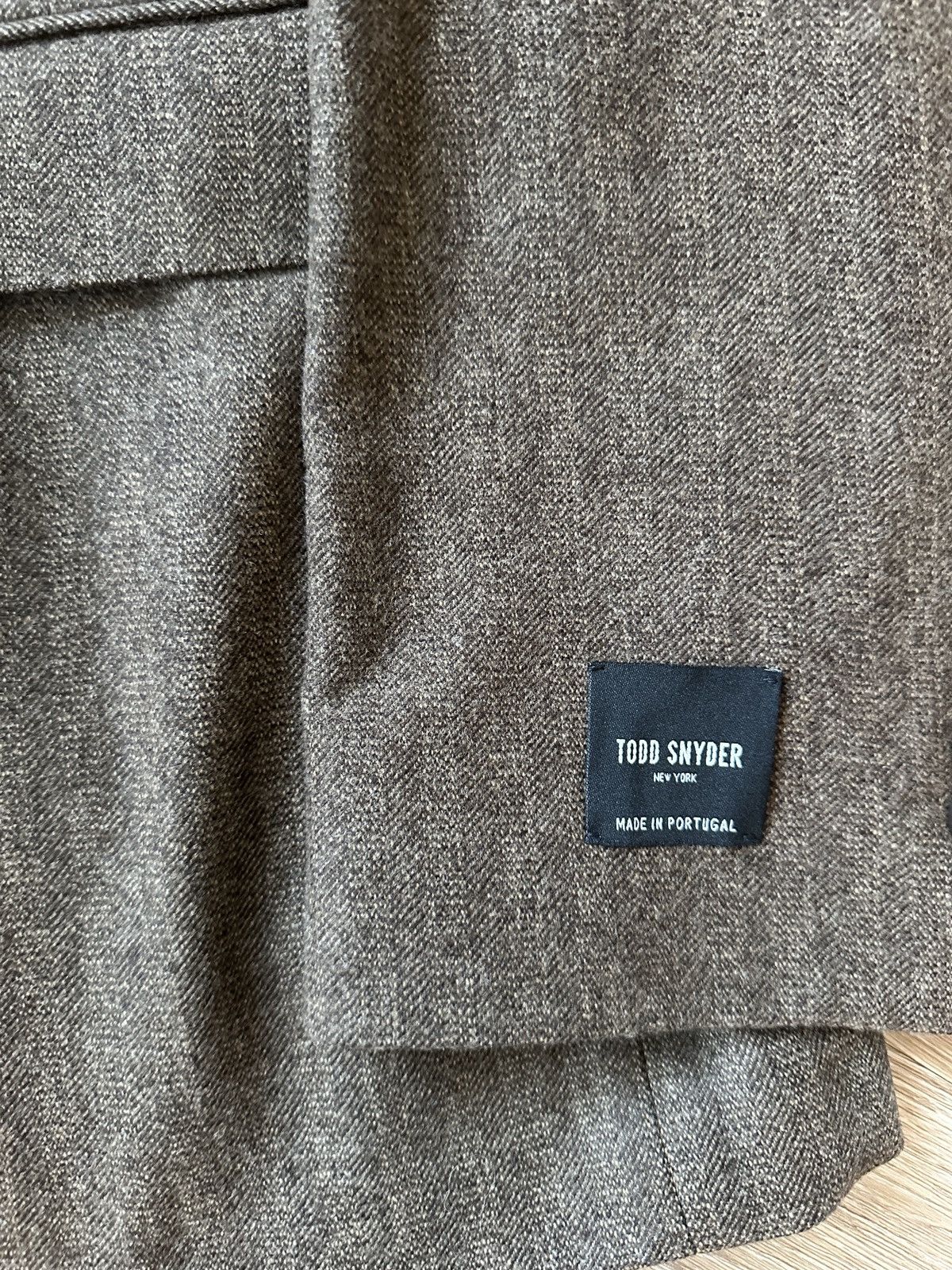 Todd Snyder Todd Snyder Brown Flannel Blazer BNWT Size 40R - 2 Thumbnail