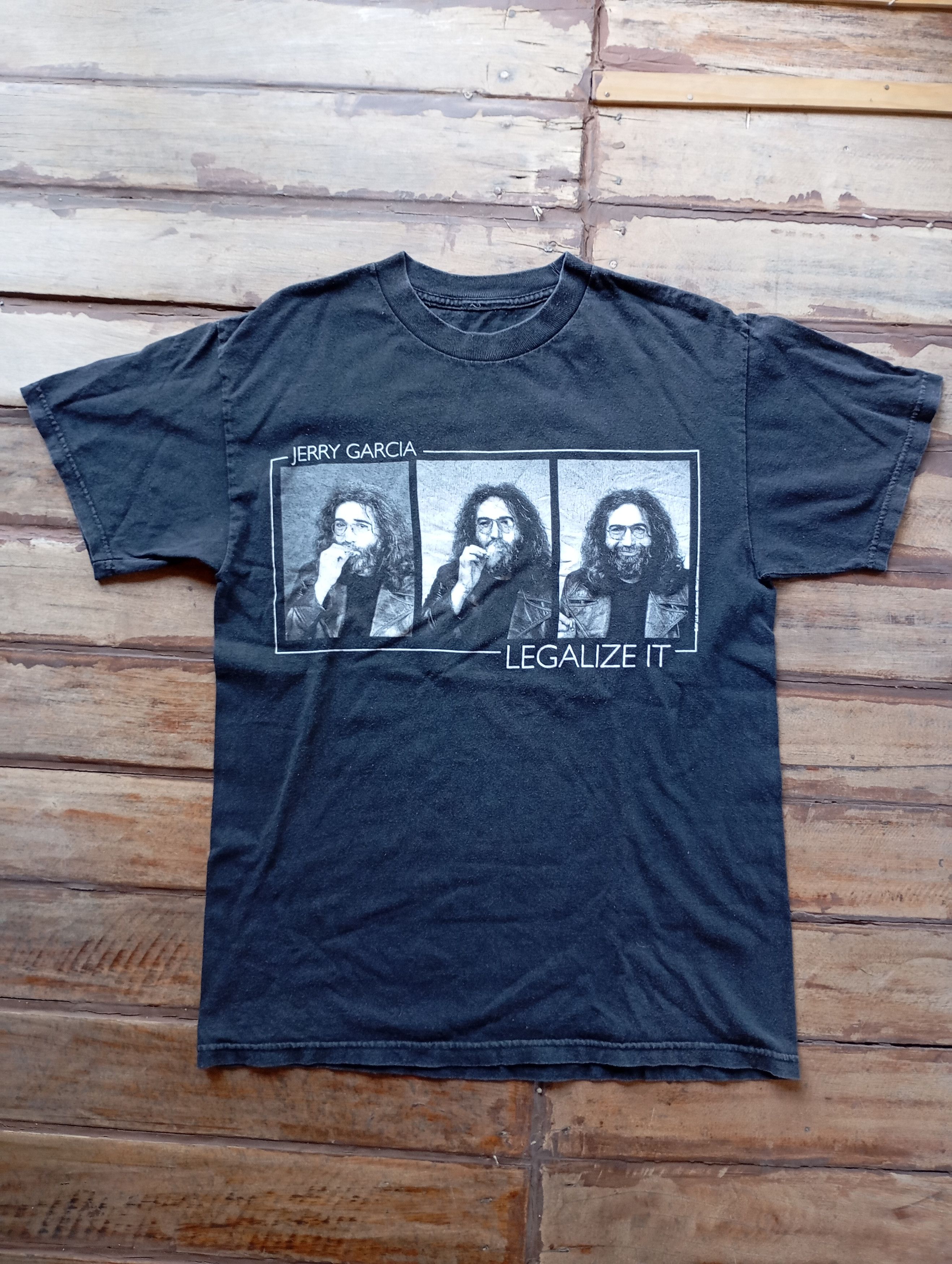 Band Tees × Grateful Dead × Vintage Vintage 00s Jerry Garcia Legalize it T shirt Size US M / EU 48-50 / 2 - 1 Thumbnail